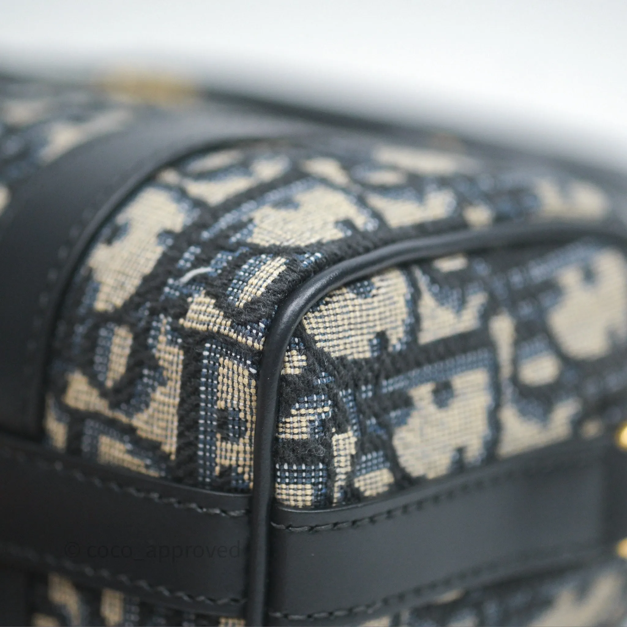 Dior Groove 17 Nano Bag Blue Dior Oblique Jacquard