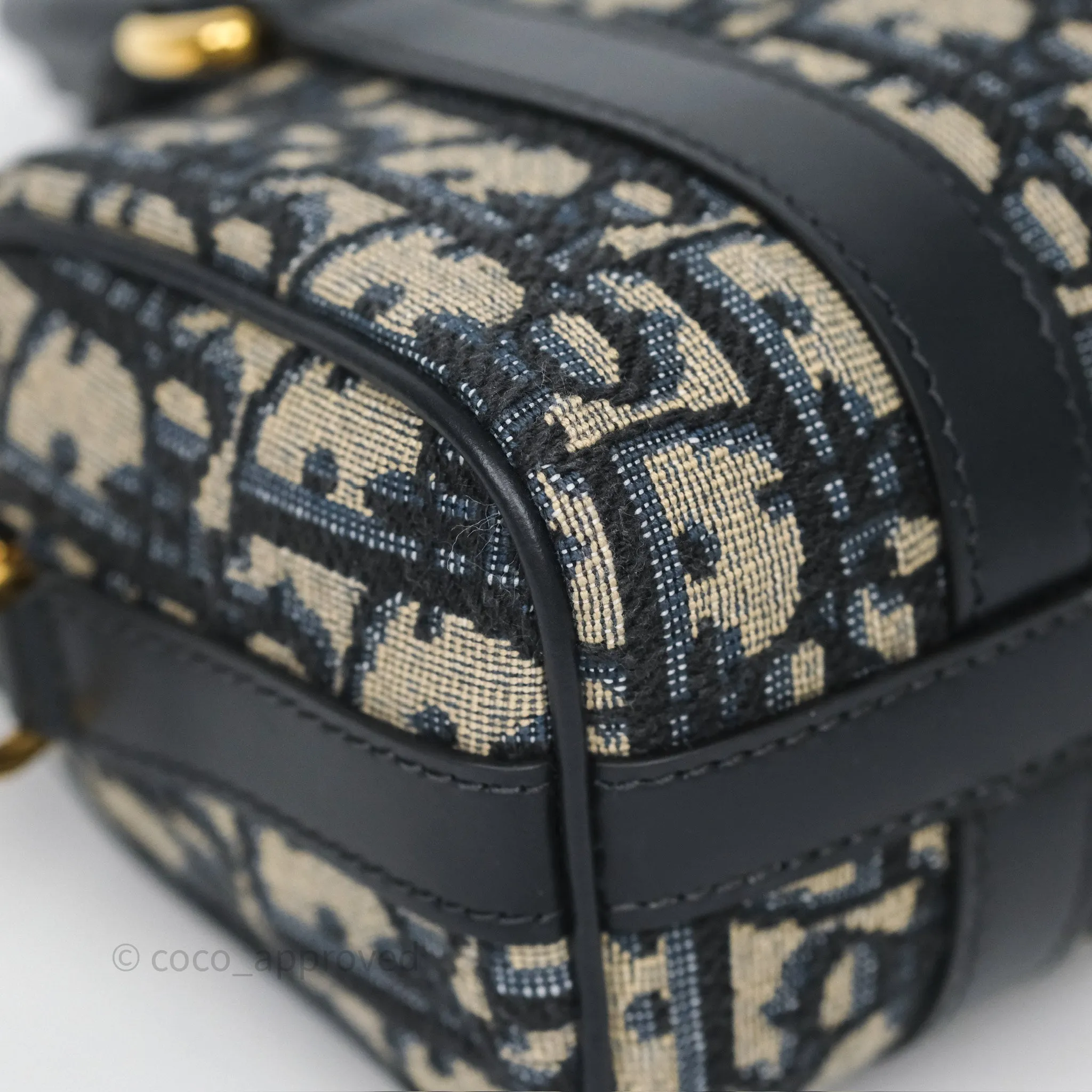 Dior Groove 17 Nano Bag Blue Dior Oblique Jacquard