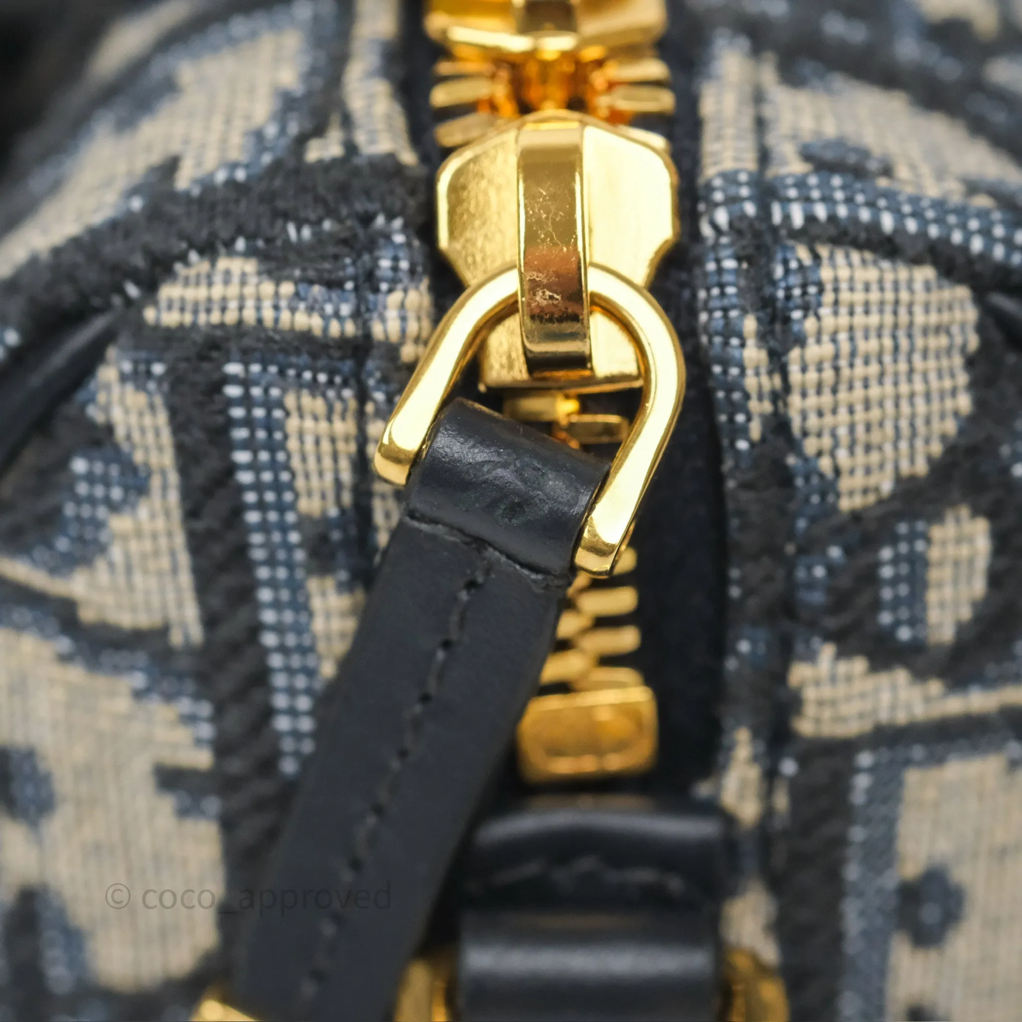 Dior Groove 17 Nano Bag Blue Dior Oblique Jacquard