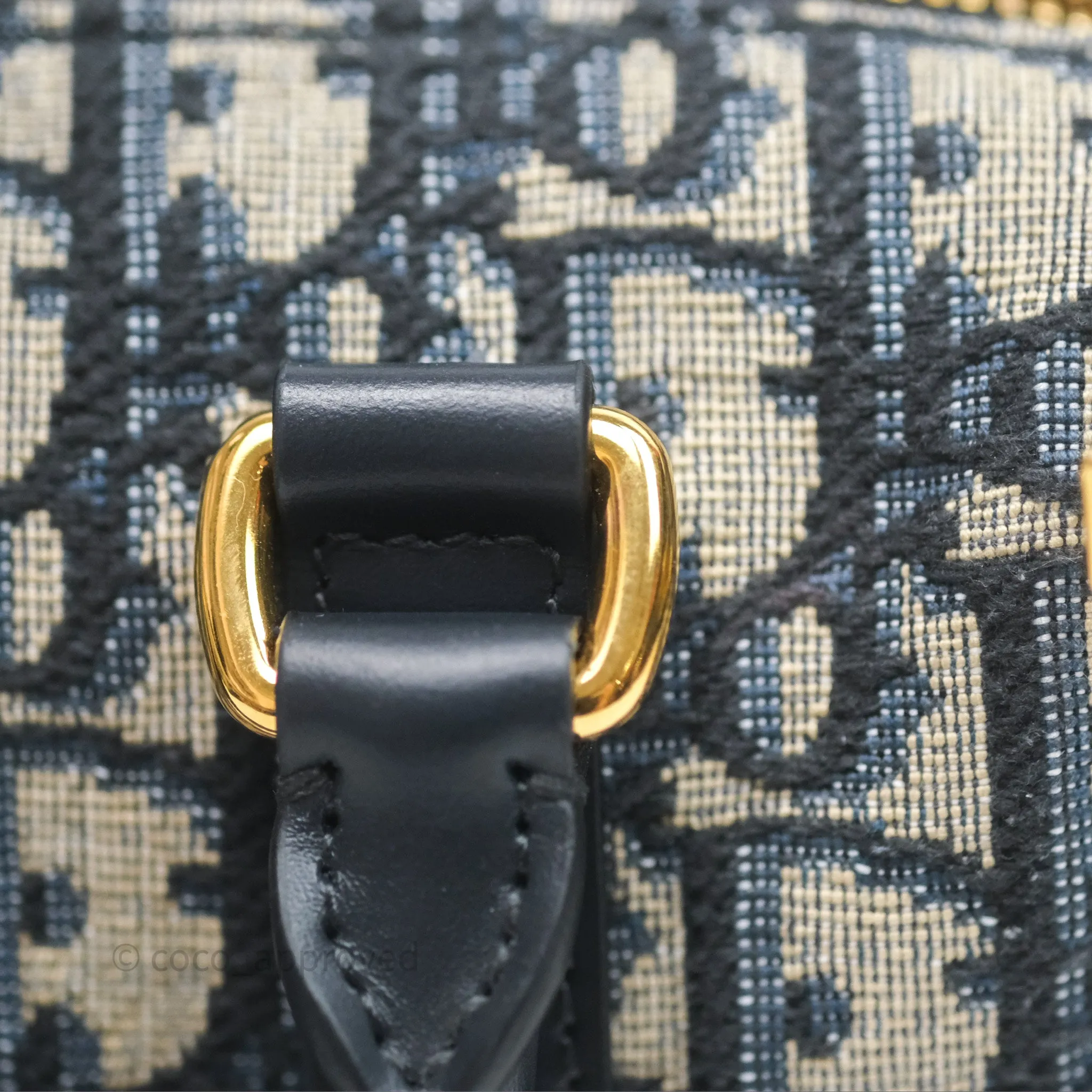 Dior Groove 17 Nano Bag Blue Dior Oblique Jacquard