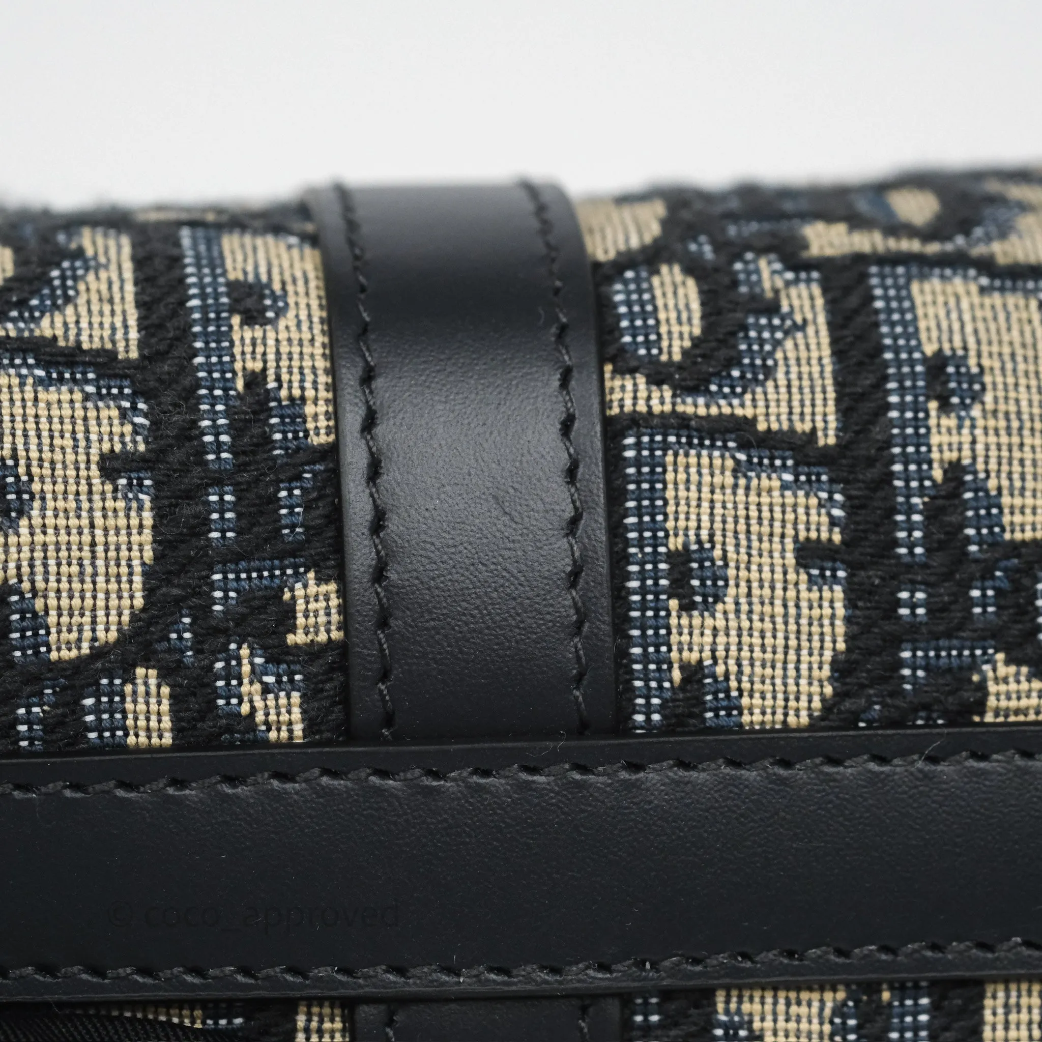 Dior Groove 17 Nano Bag Blue Dior Oblique Jacquard