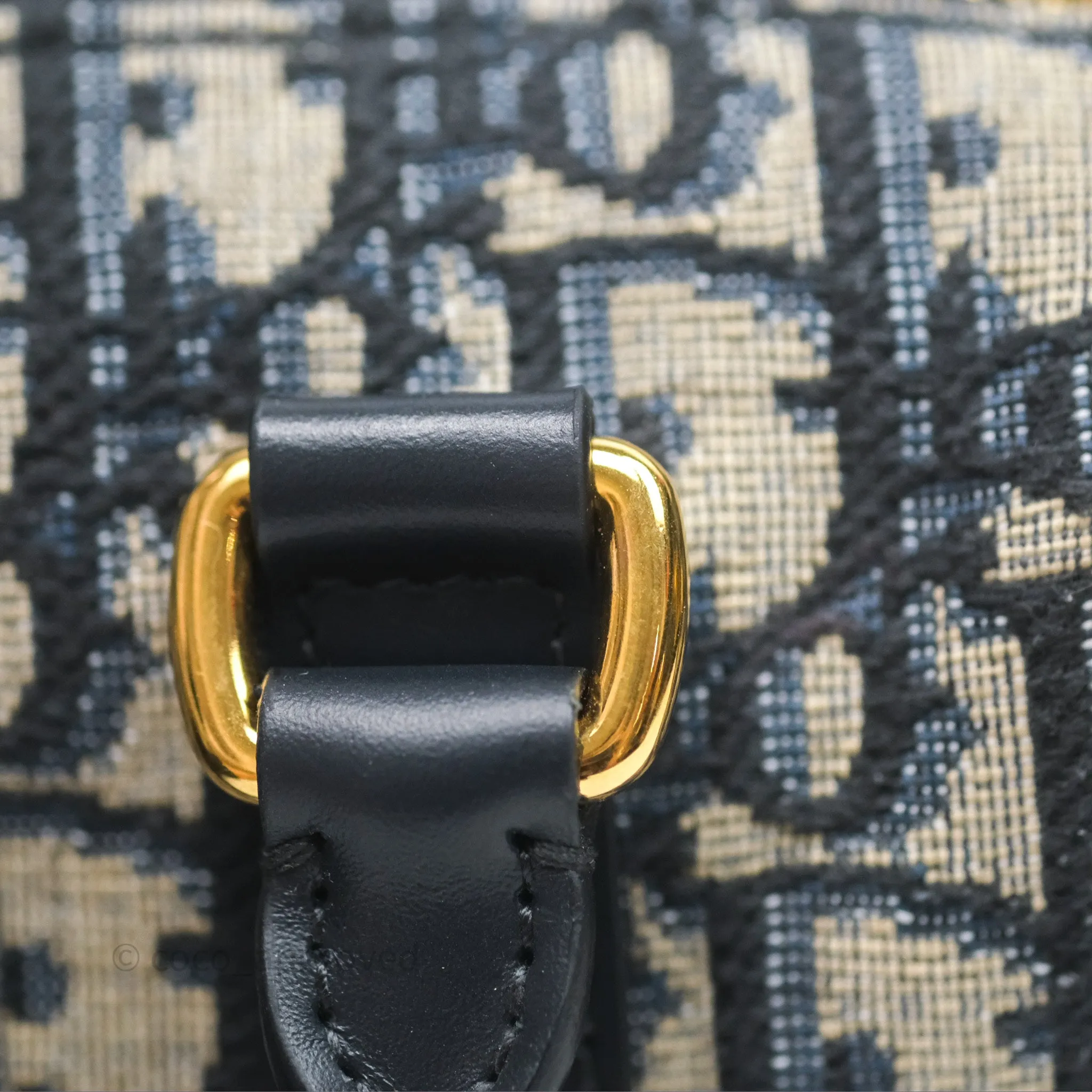 Dior Groove 17 Nano Bag Blue Dior Oblique Jacquard
