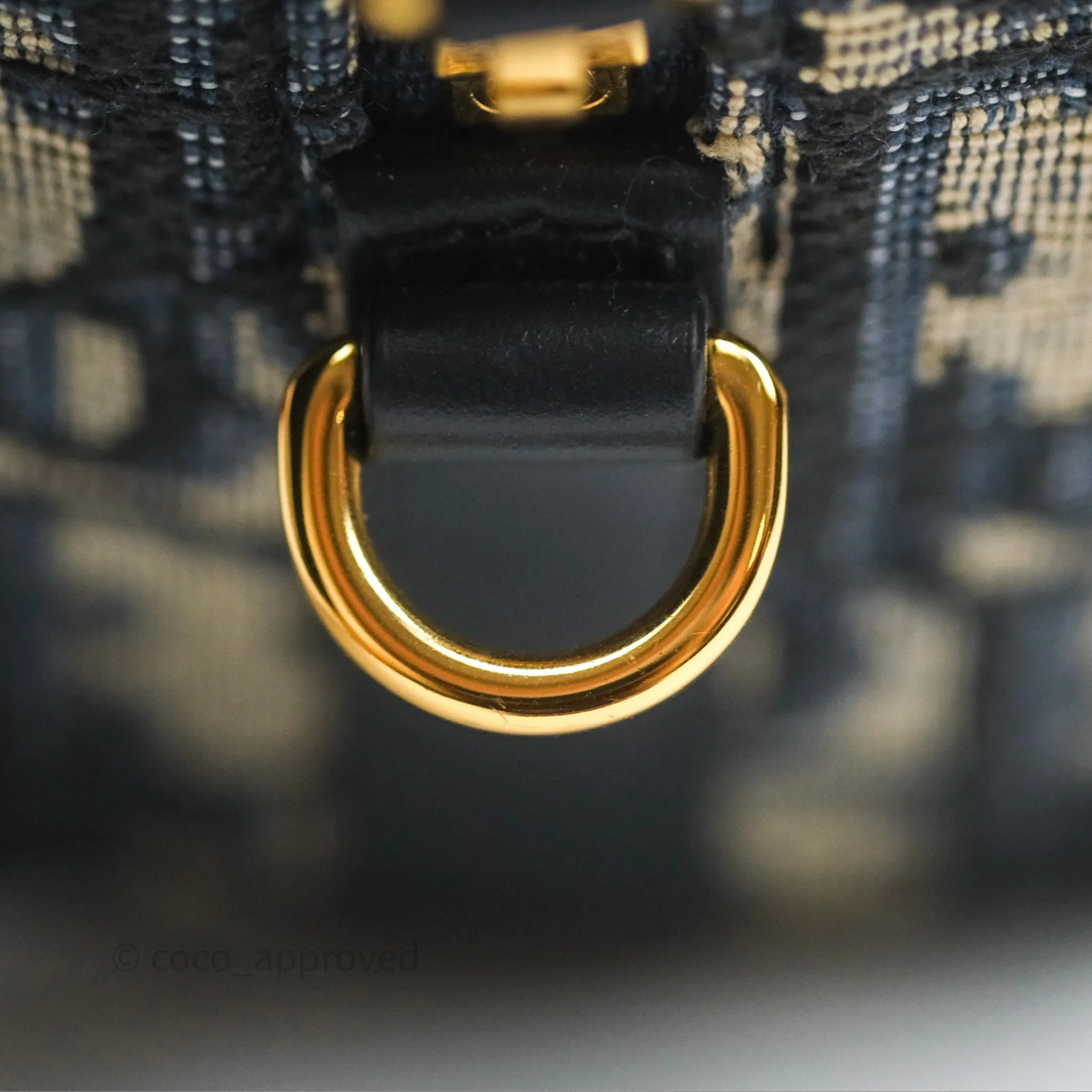 Dior Groove 17 Nano Bag Blue Dior Oblique Jacquard