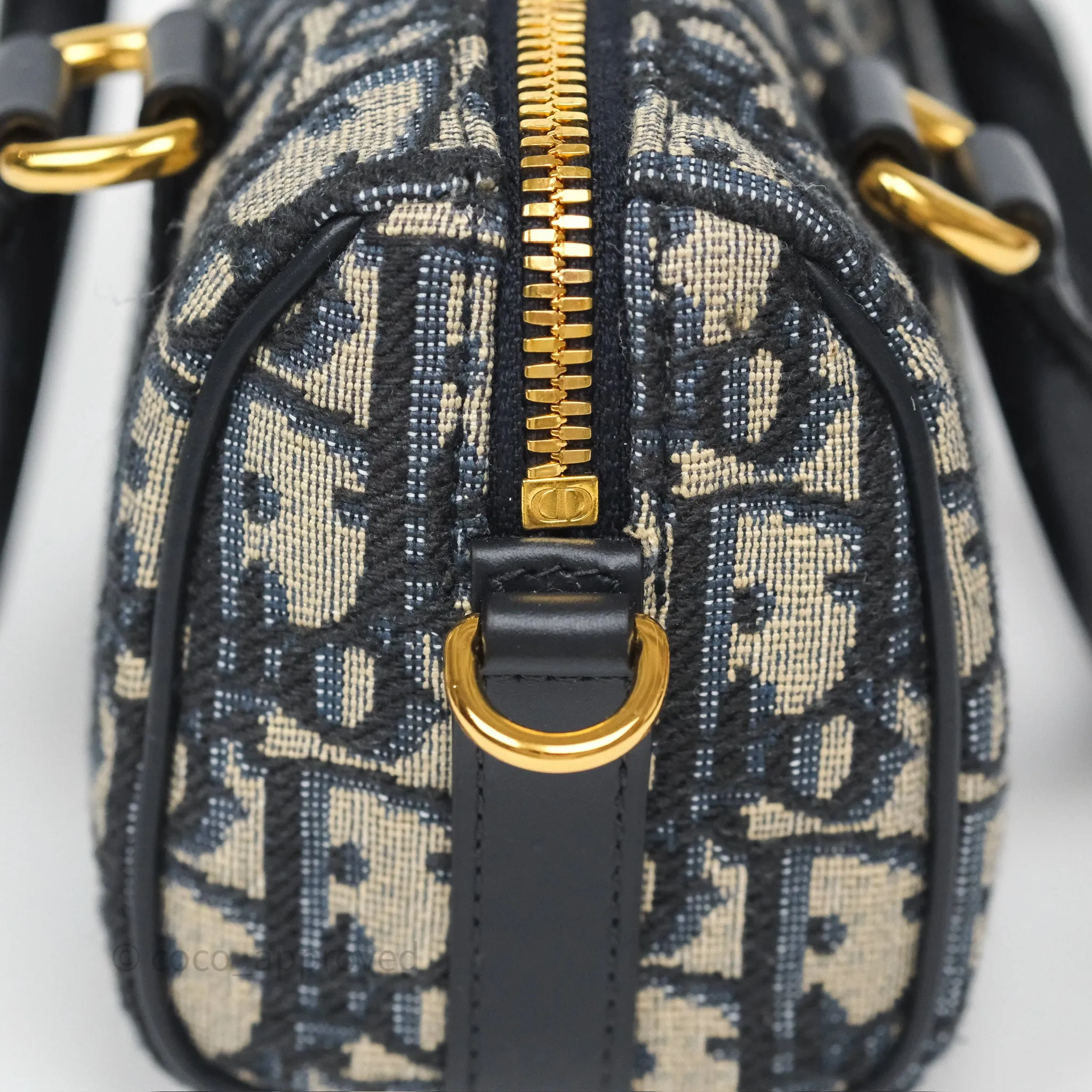 Dior Groove 17 Nano Bag Blue Dior Oblique Jacquard