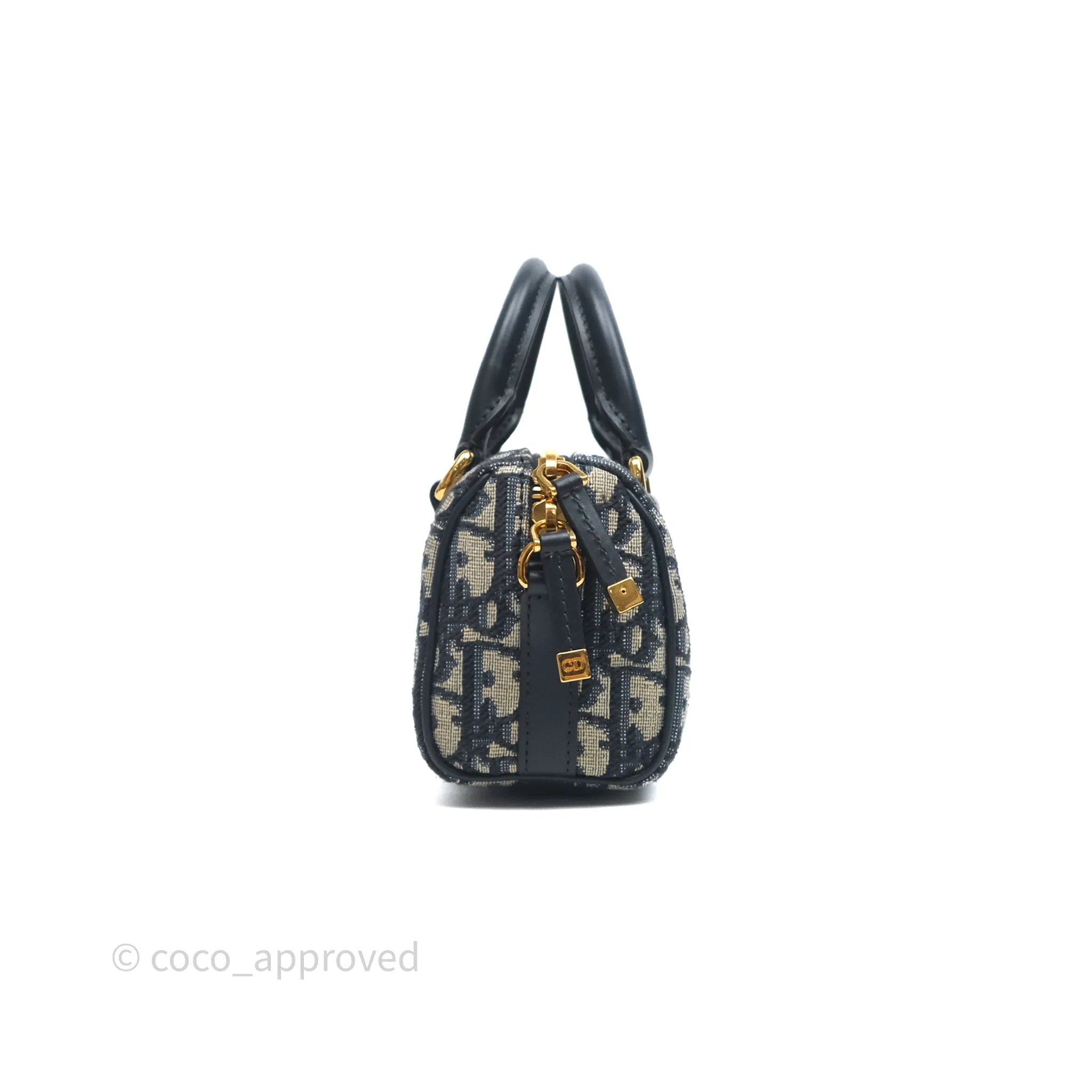 Dior Groove 17 Nano Bag Blue Dior Oblique Jacquard