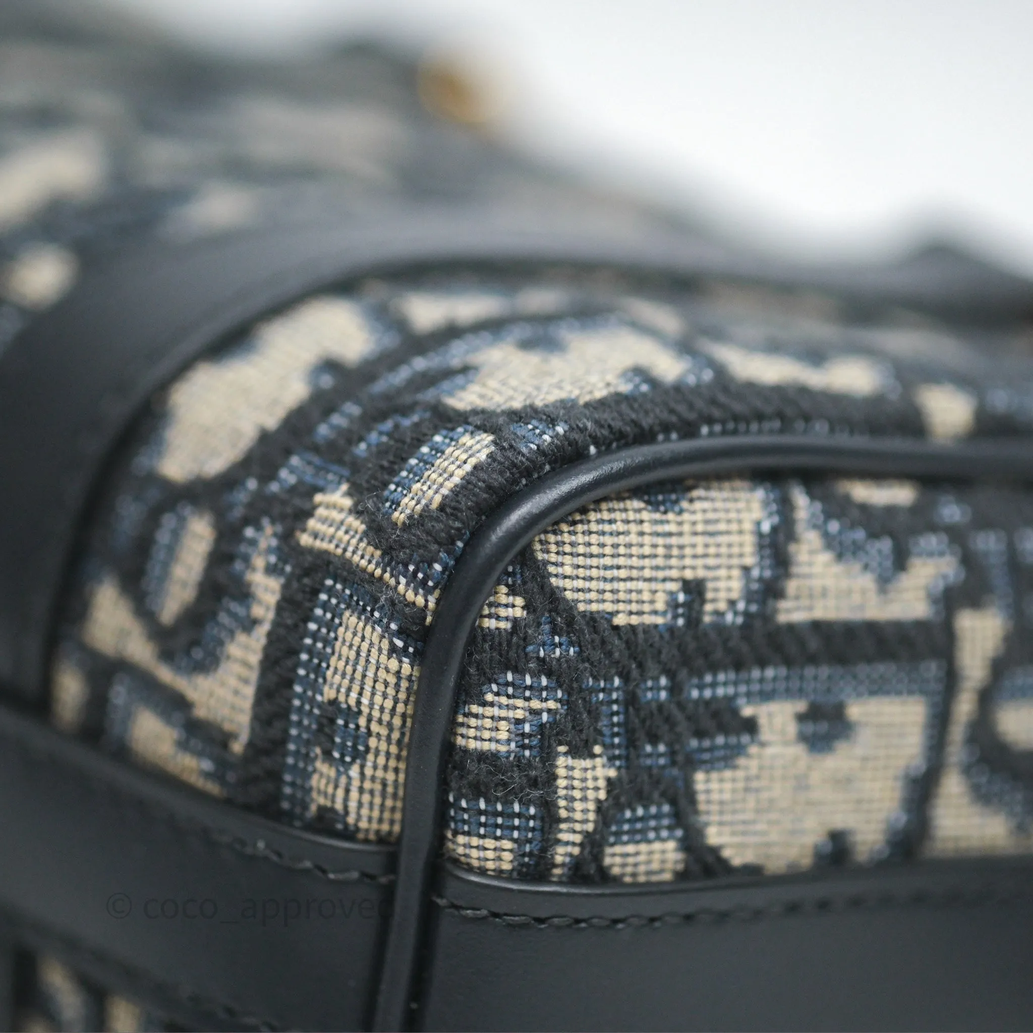 Dior Groove 17 Nano Bag Blue Dior Oblique Jacquard