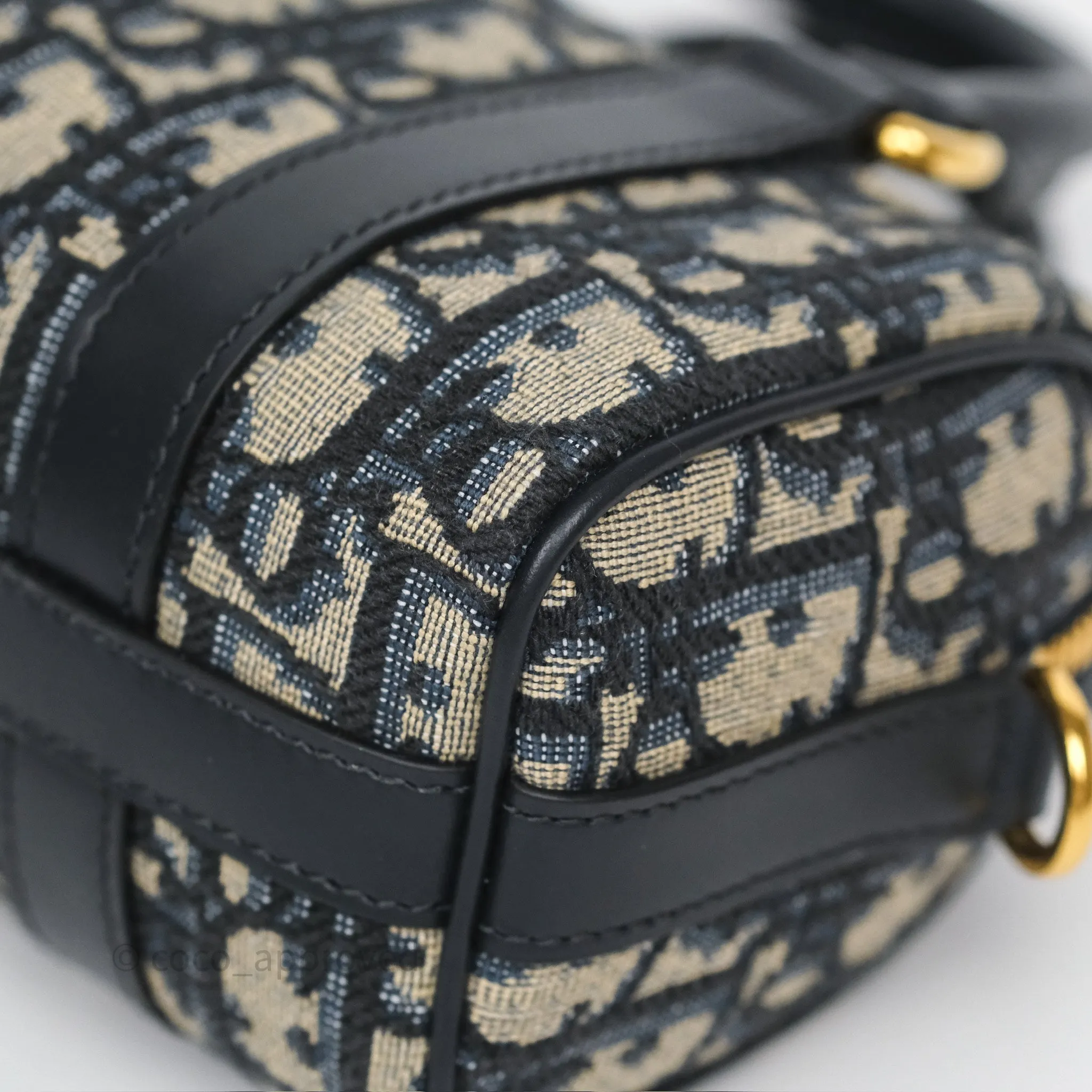 Dior Groove 17 Nano Bag Blue Dior Oblique Jacquard