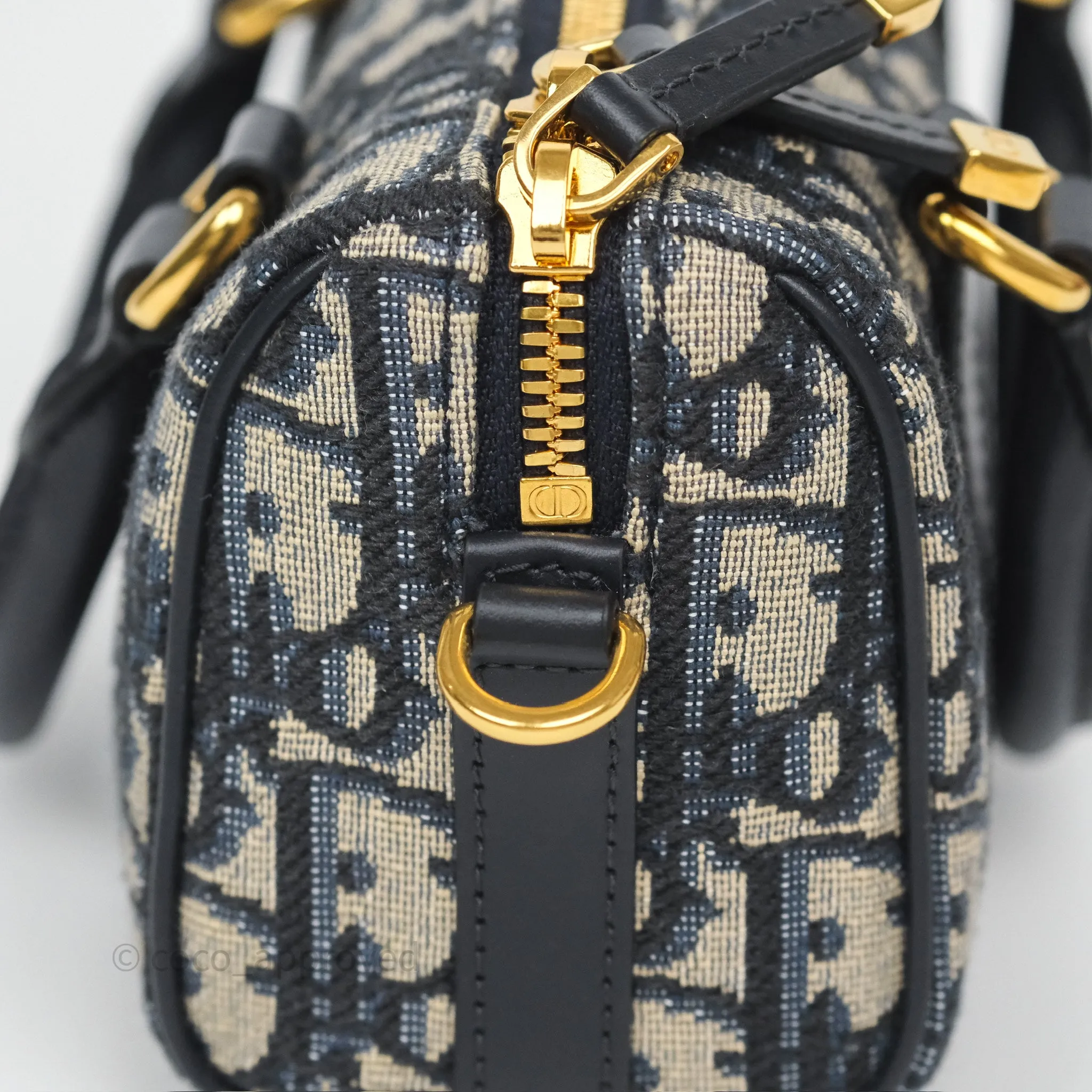 Dior Groove 17 Nano Bag Blue Dior Oblique Jacquard