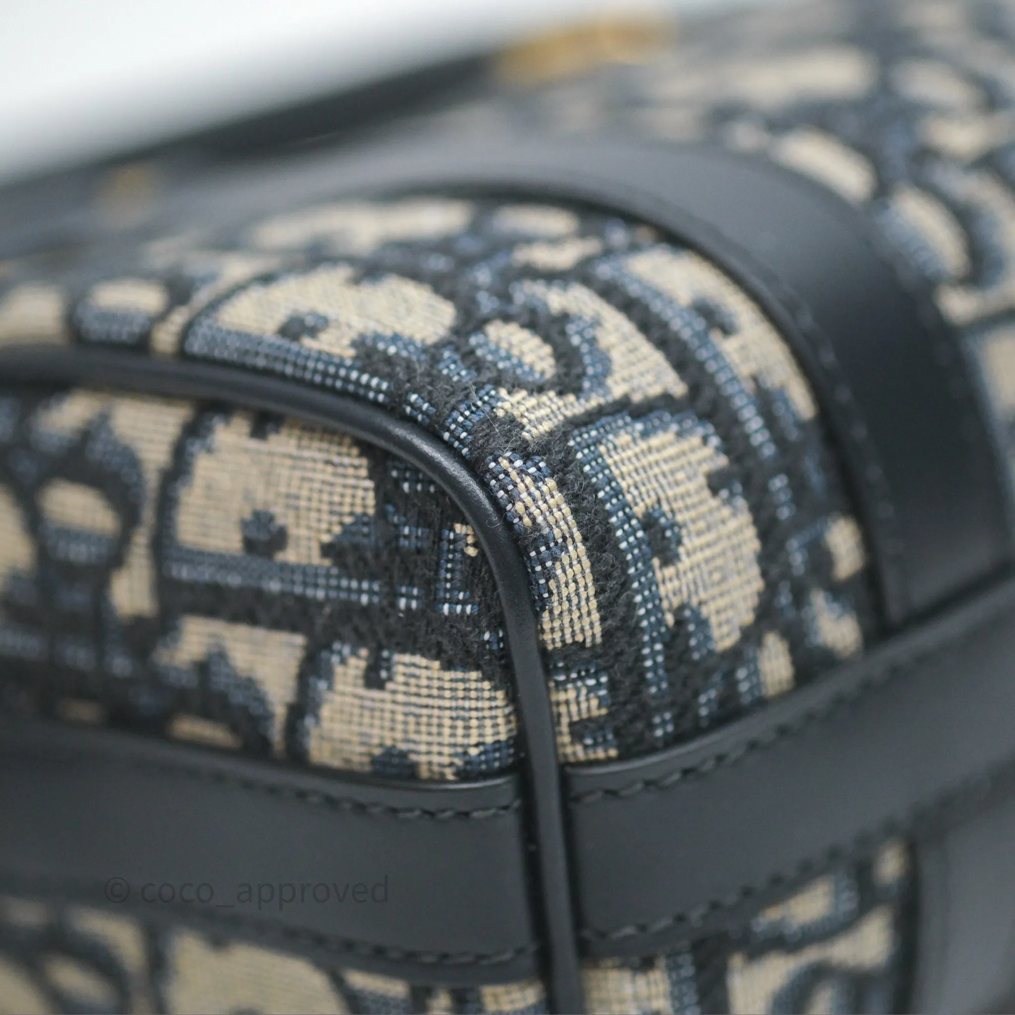 Dior Groove 17 Nano Bag Blue Dior Oblique Jacquard