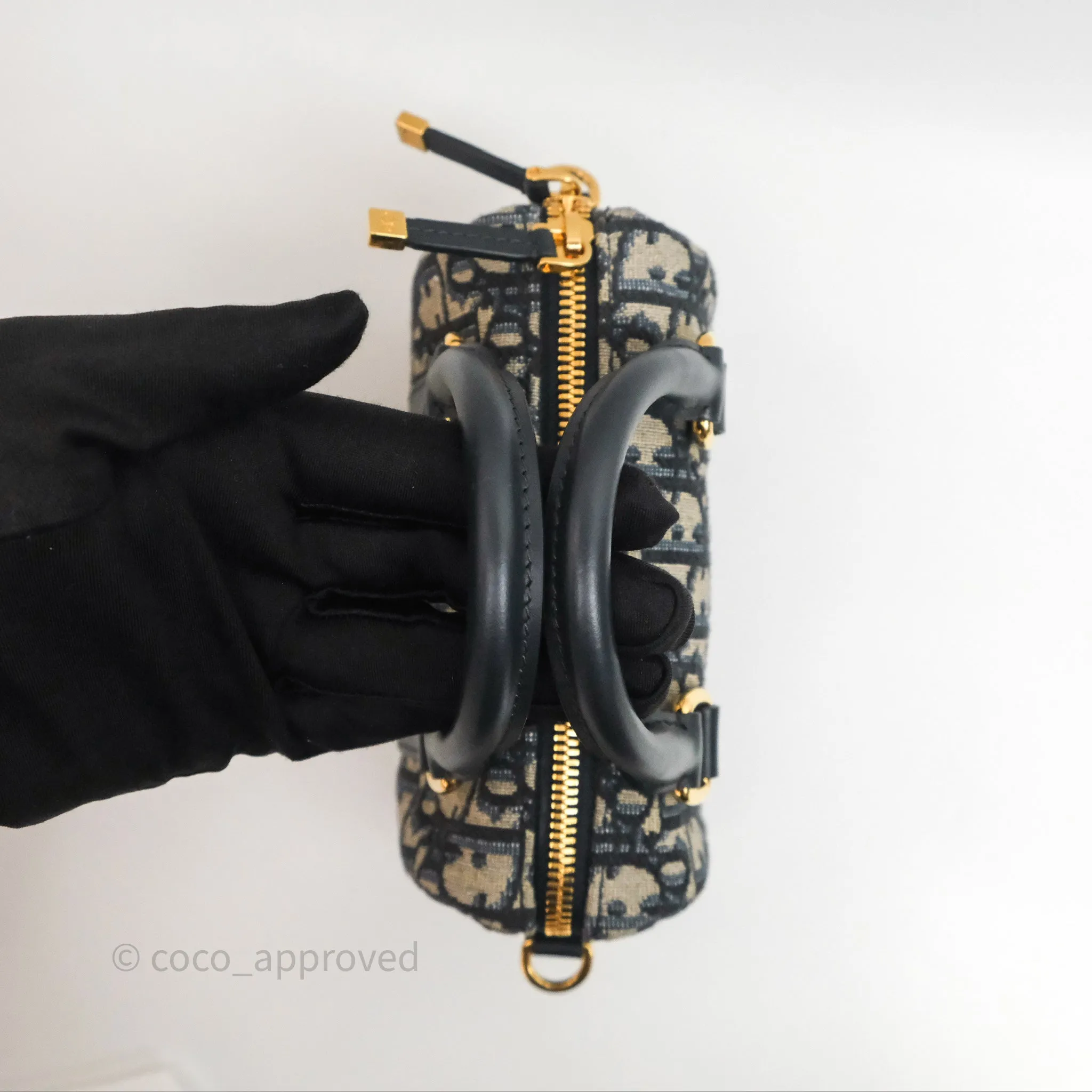 Dior Groove 17 Nano Bag Blue Dior Oblique Jacquard
