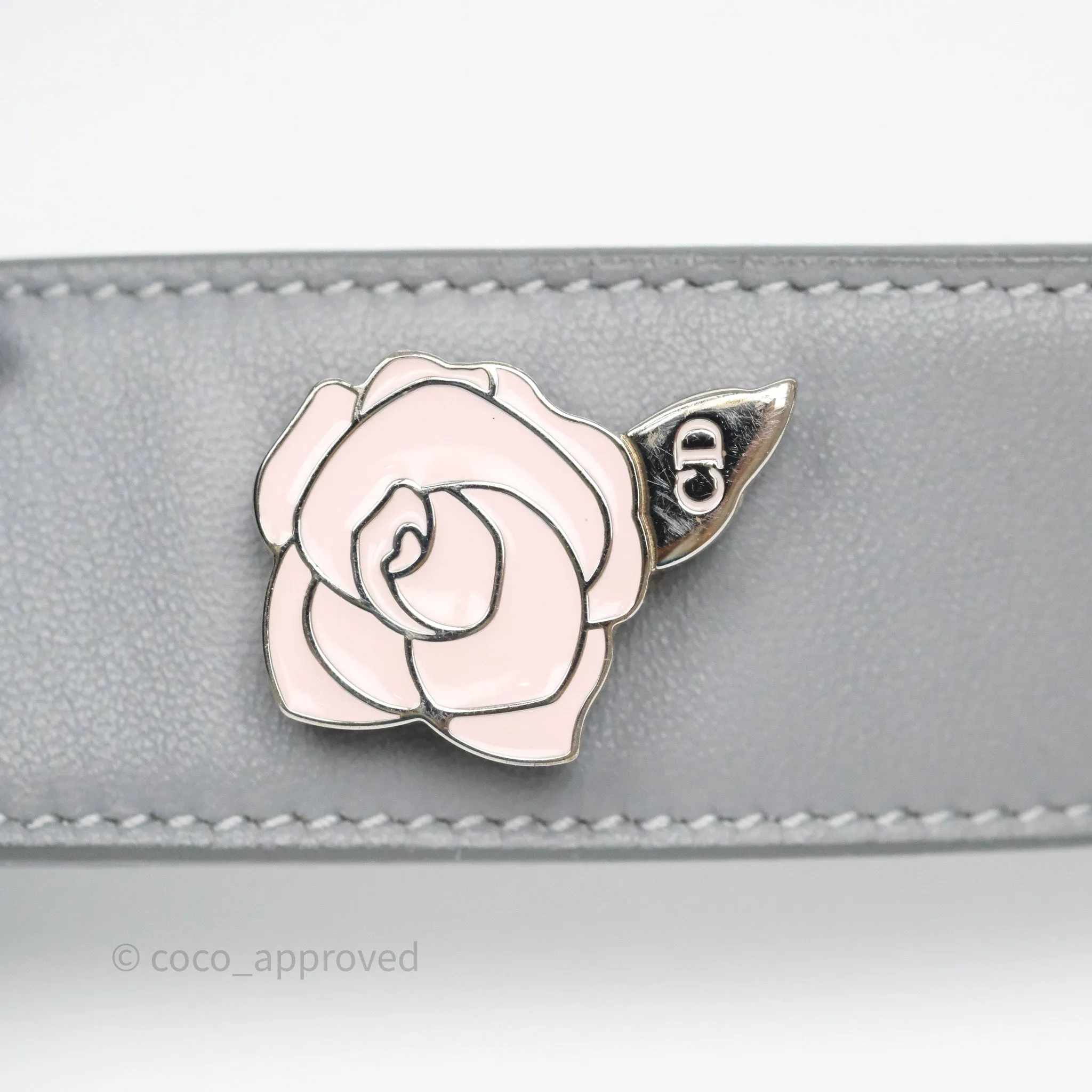 Dior Lady Dior My ABCDior Grey Lambskin Cannage