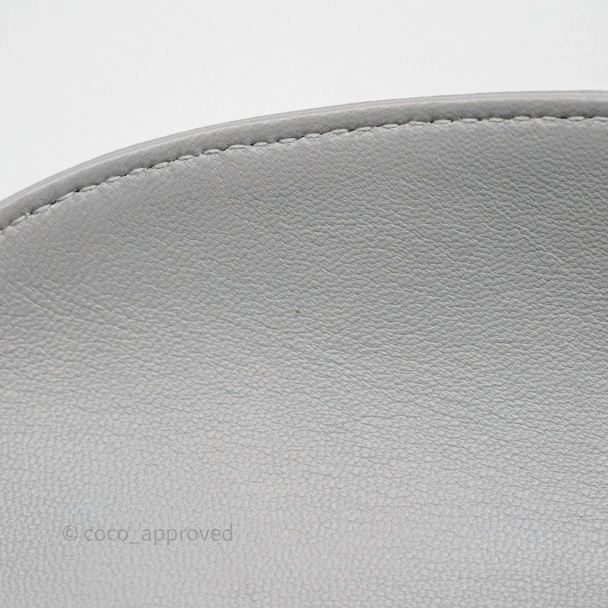 Dior Lady Dior My ABCDior Grey Lambskin Cannage