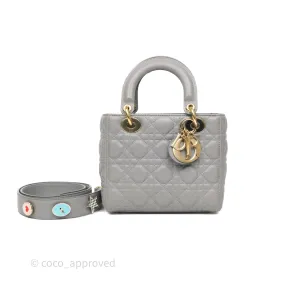 Dior Lady Dior My ABCDior Grey Lambskin Cannage