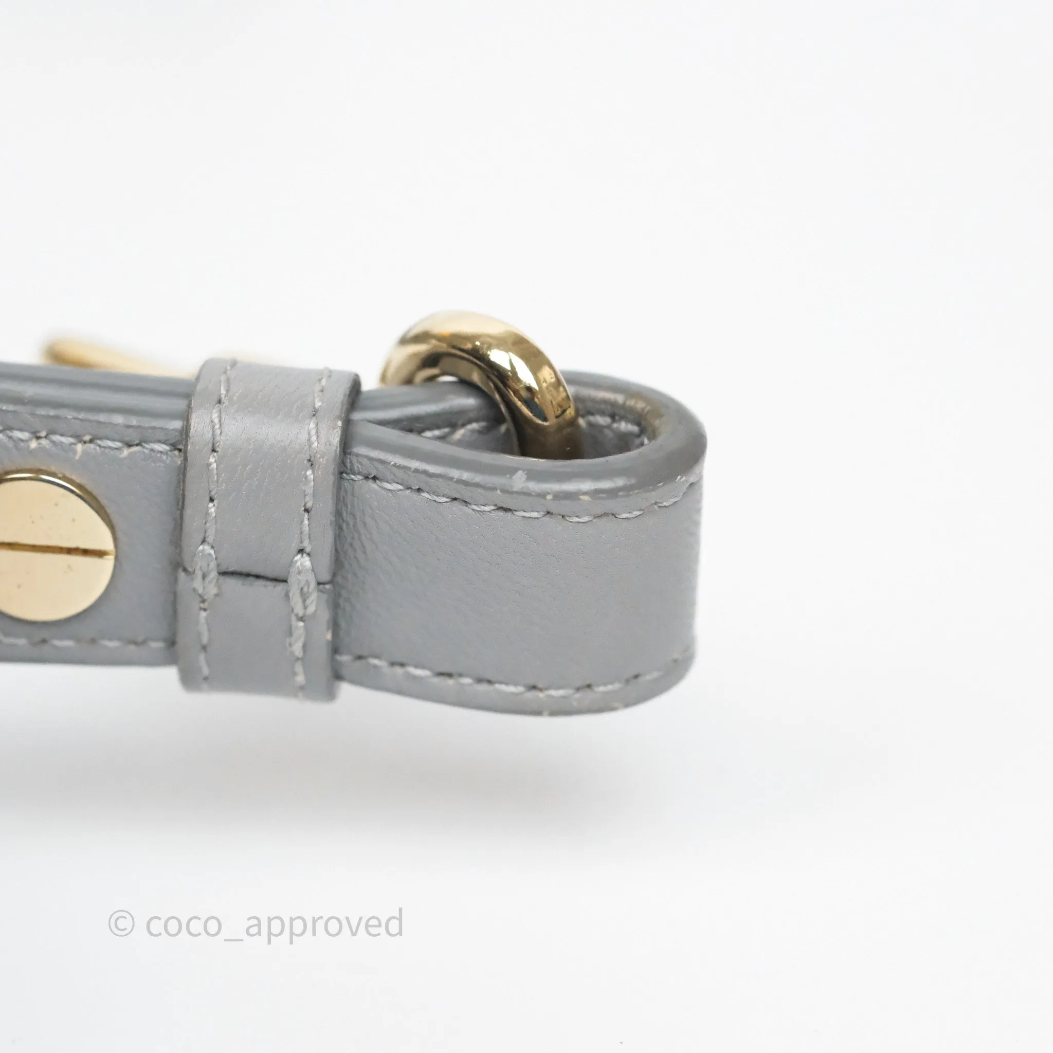 Dior Lady Dior My ABCDior Grey Lambskin Cannage