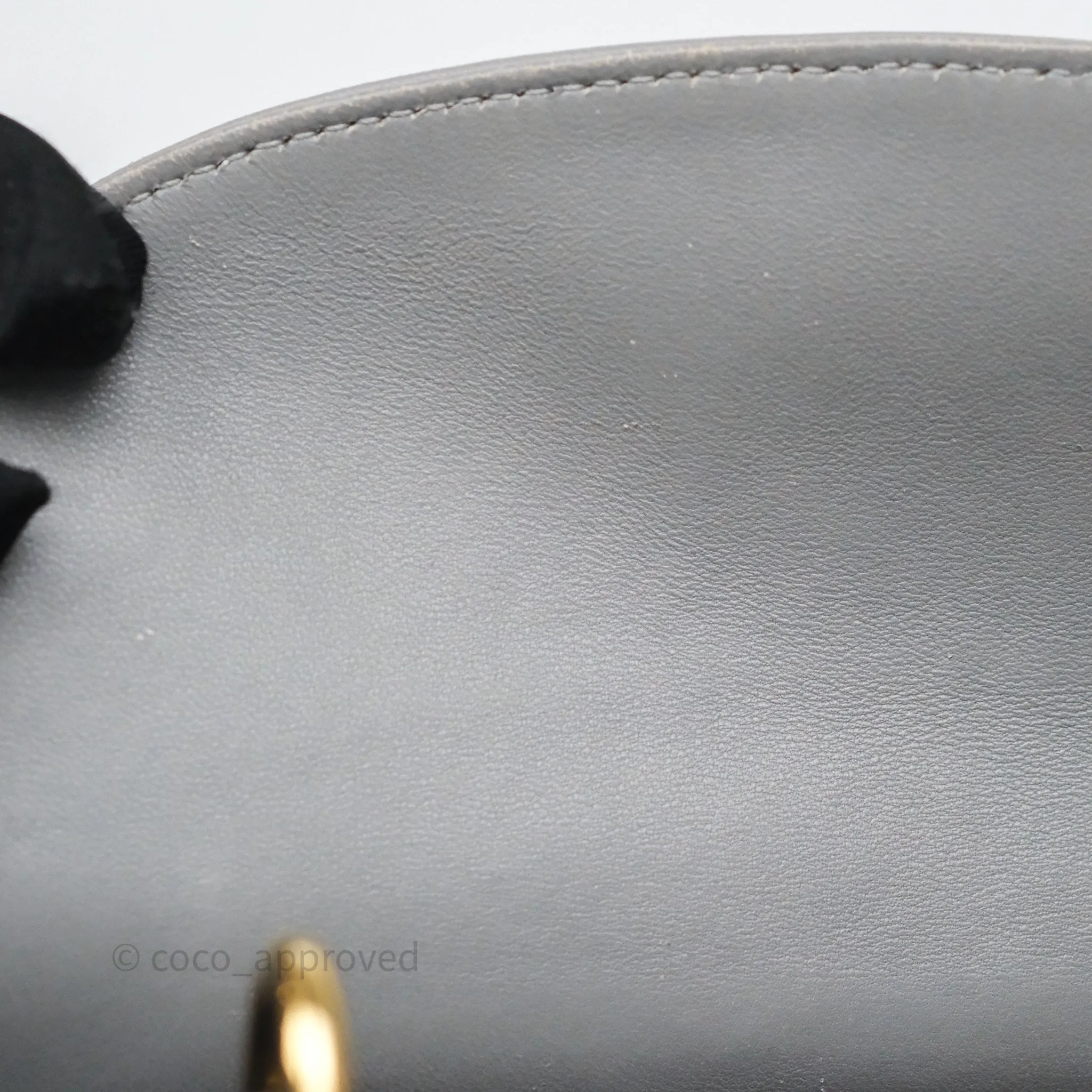 Dior Lady Dior My ABCDior Grey Lambskin Cannage