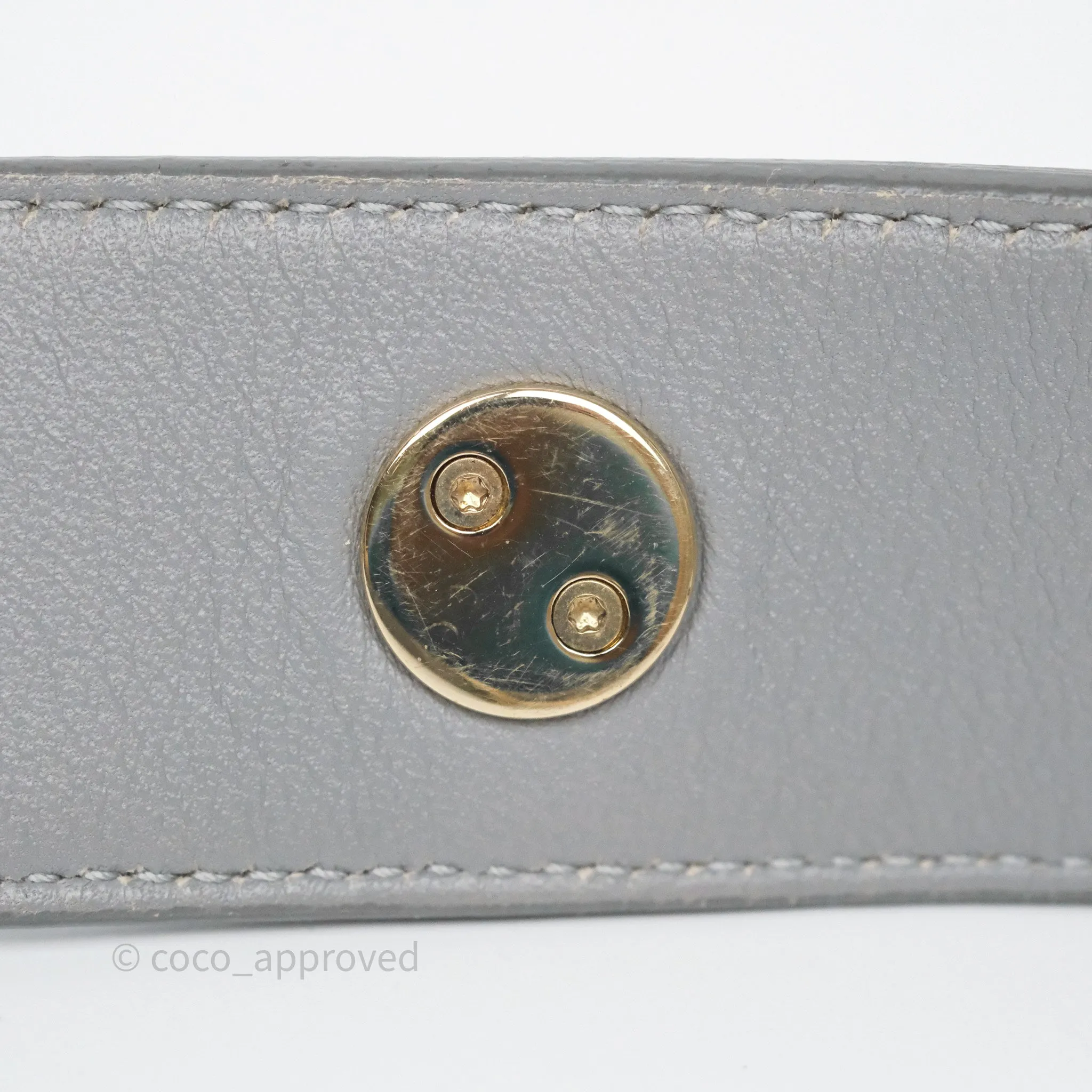 Dior Lady Dior My ABCDior Grey Lambskin Cannage
