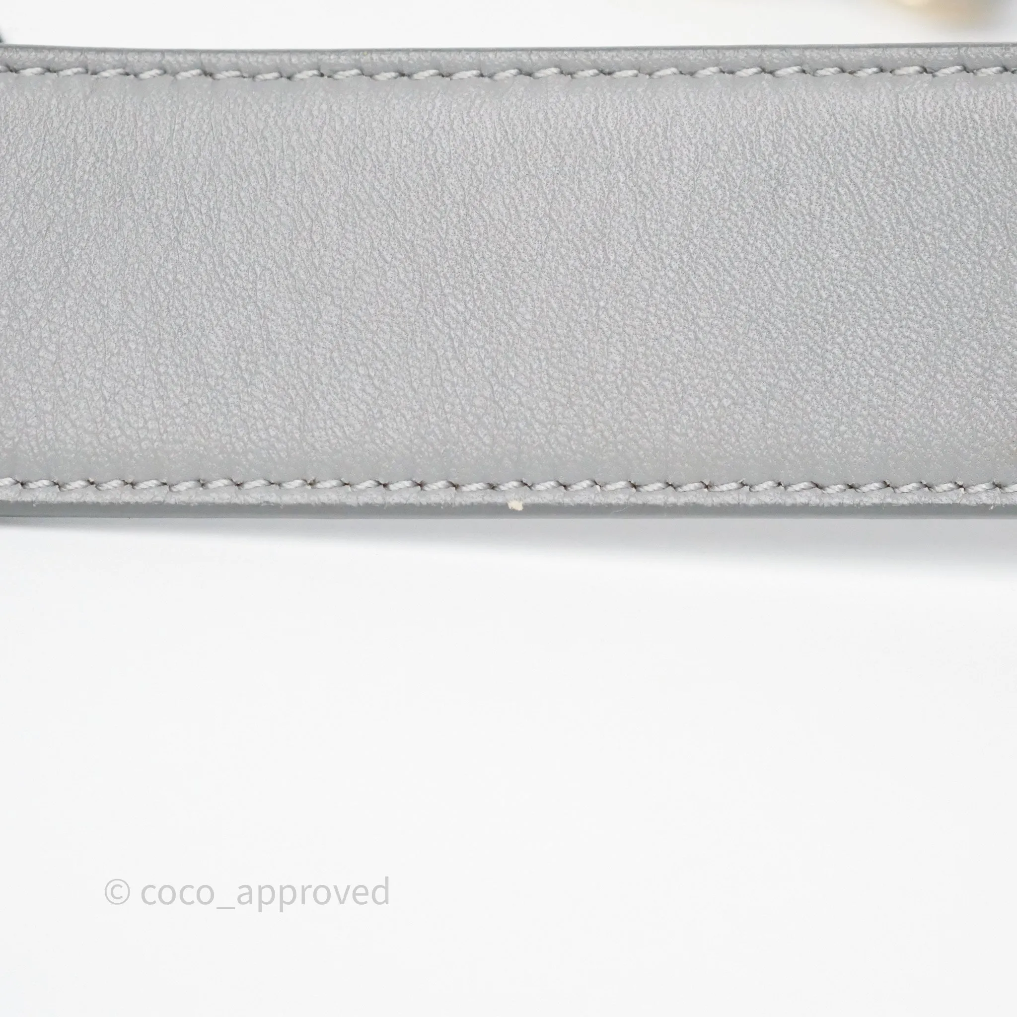 Dior Lady Dior My ABCDior Grey Lambskin Cannage