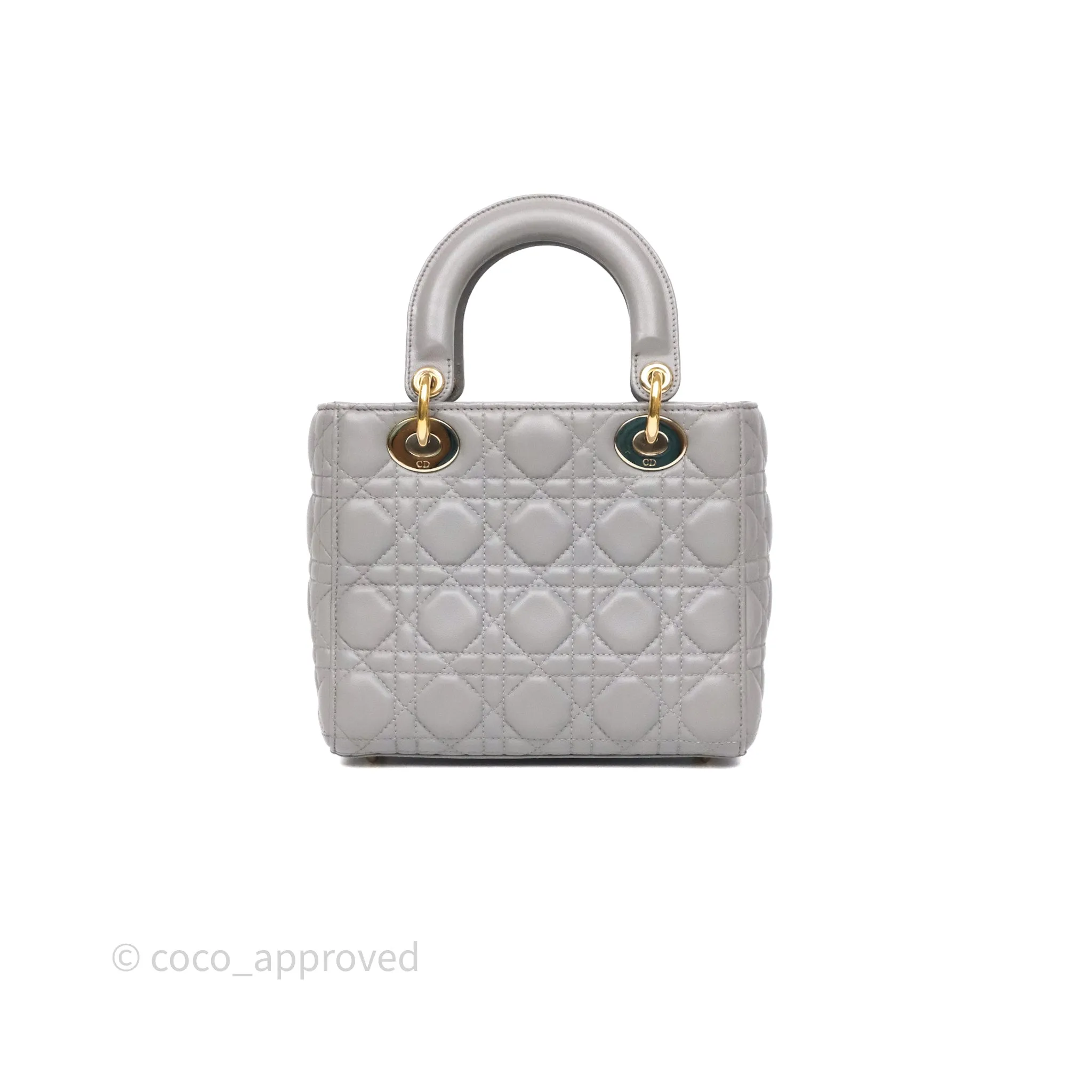 Dior Lady Dior My ABCDior Grey Lambskin Cannage