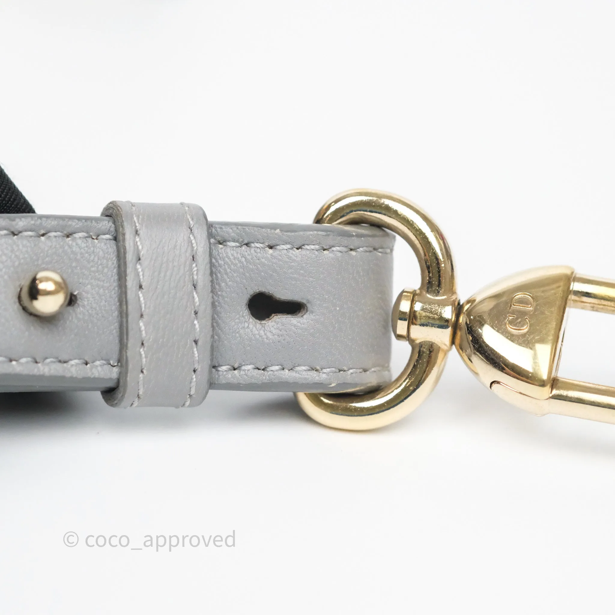 Dior Lady Dior My ABCDior Grey Lambskin Cannage
