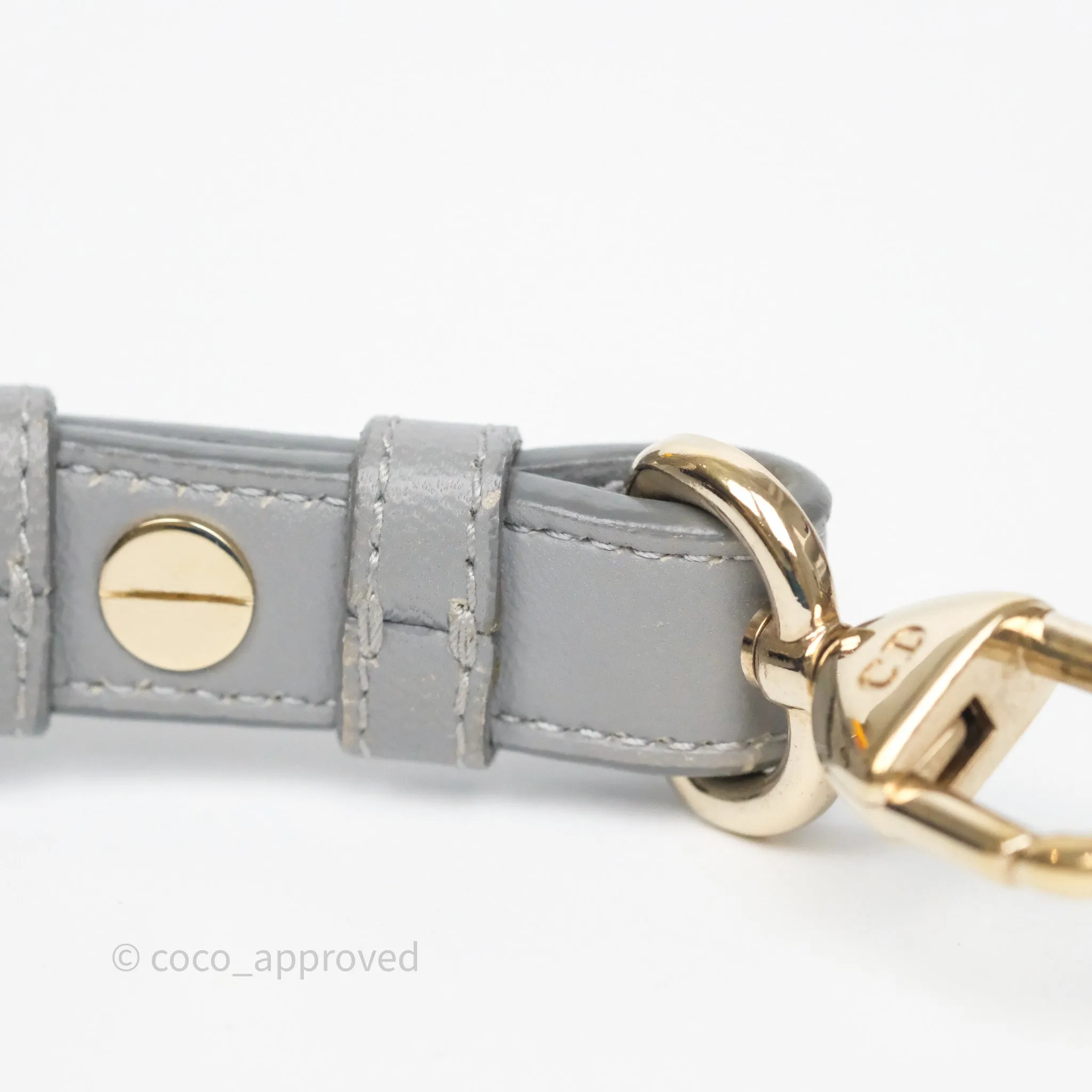 Dior Lady Dior My ABCDior Grey Lambskin Cannage