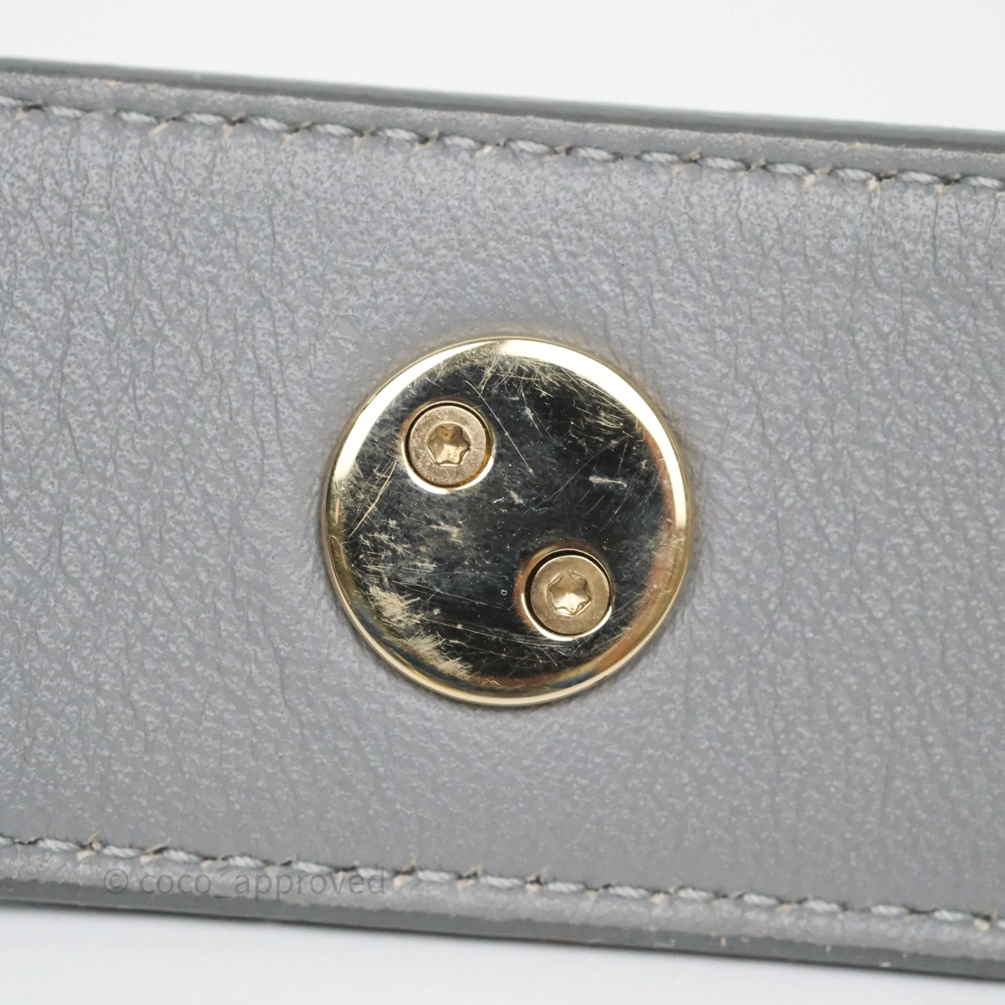 Dior Lady Dior My ABCDior Grey Lambskin Cannage