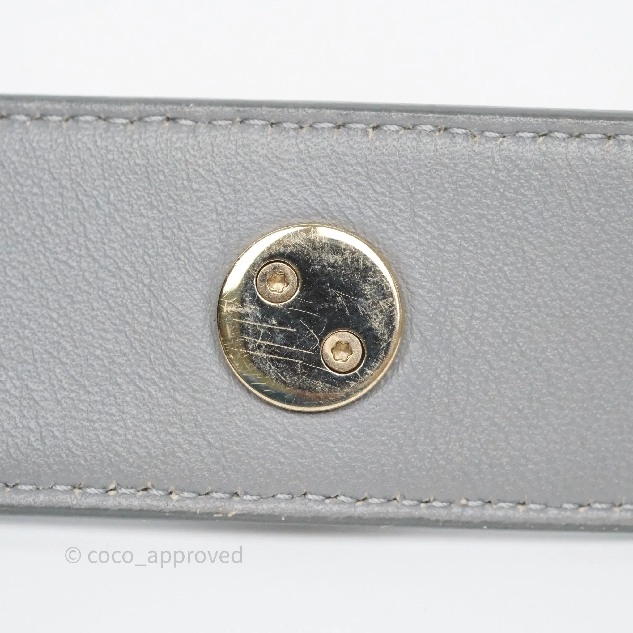 Dior Lady Dior My ABCDior Grey Lambskin Cannage