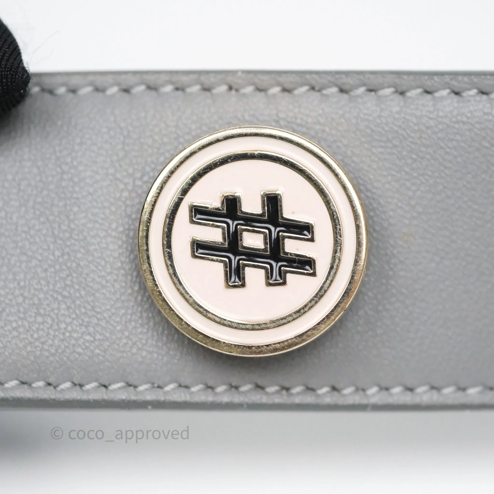 Dior Lady Dior My ABCDior Grey Lambskin Cannage