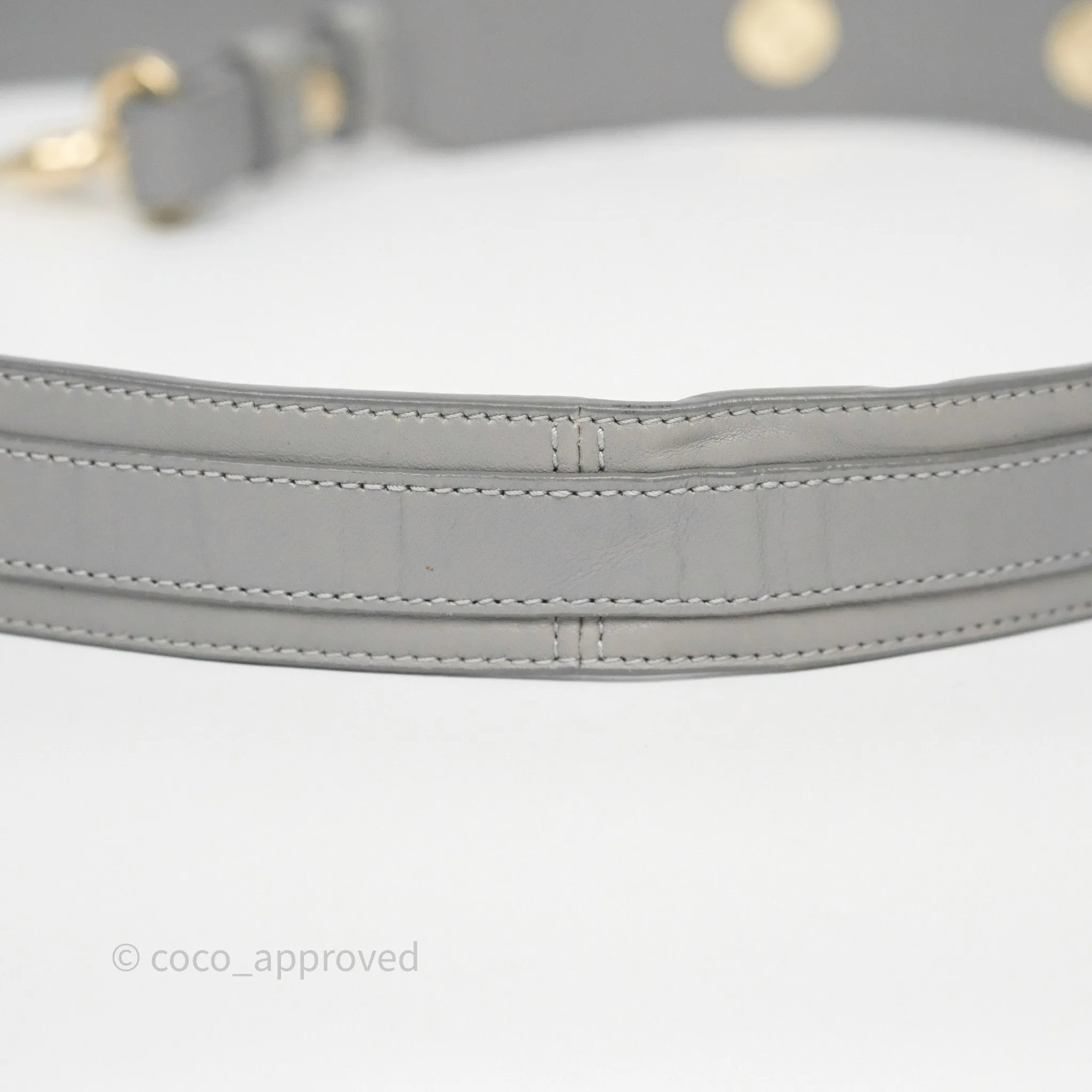 Dior Lady Dior My ABCDior Grey Lambskin Cannage