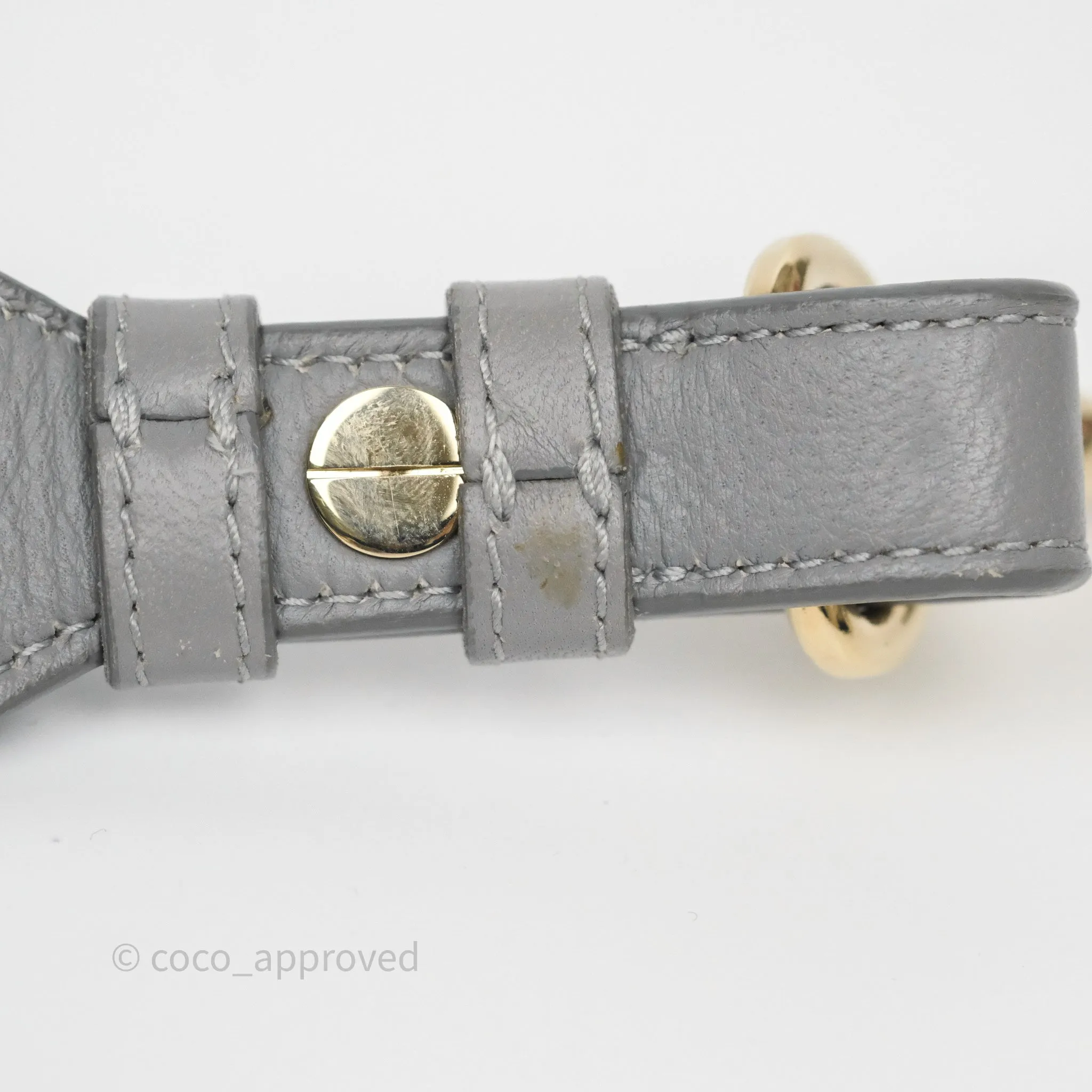 Dior Lady Dior My ABCDior Grey Lambskin Cannage