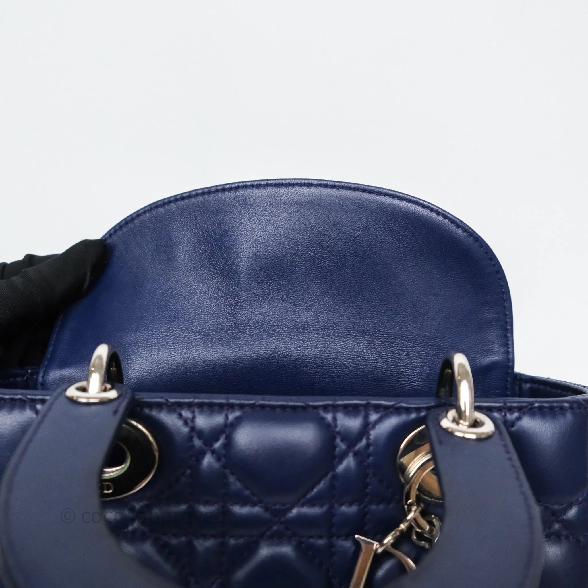 Dior Lady Dior My ABCDior Navy Lambskin Cannage