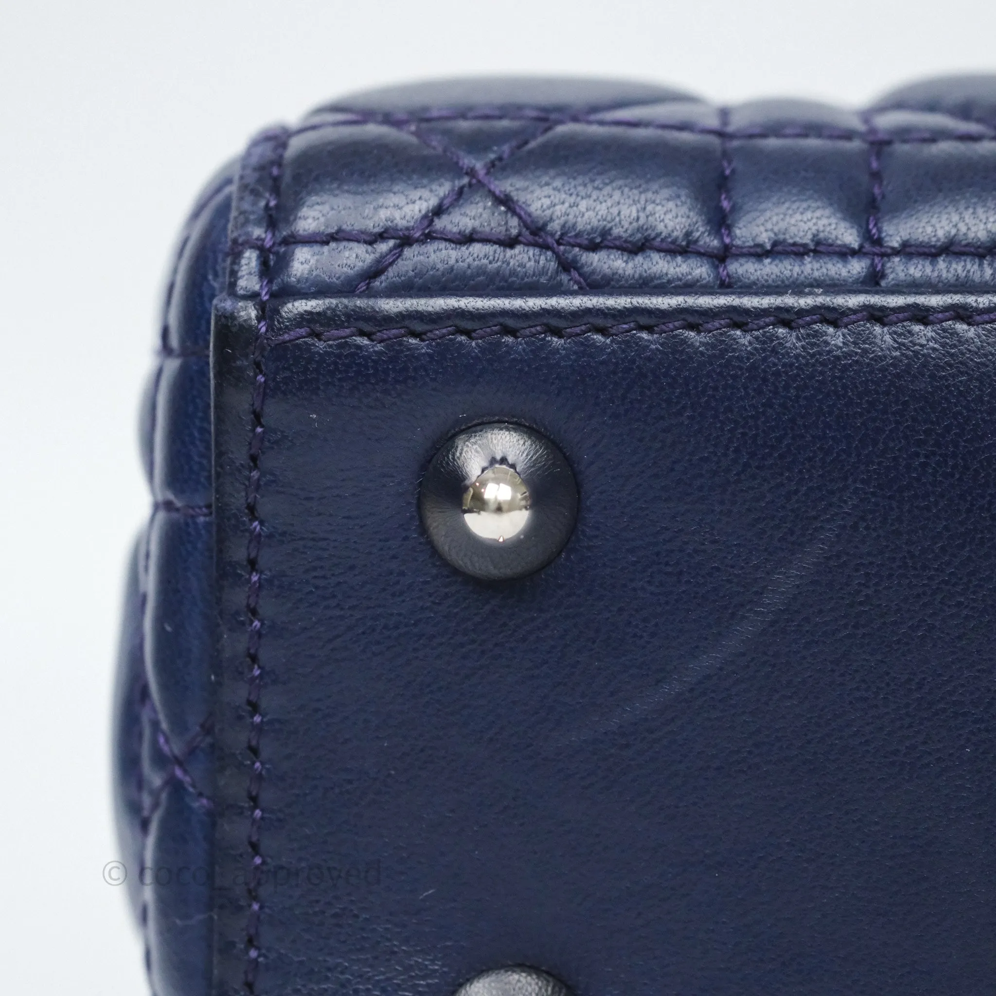 Dior Lady Dior My ABCDior Navy Lambskin Cannage