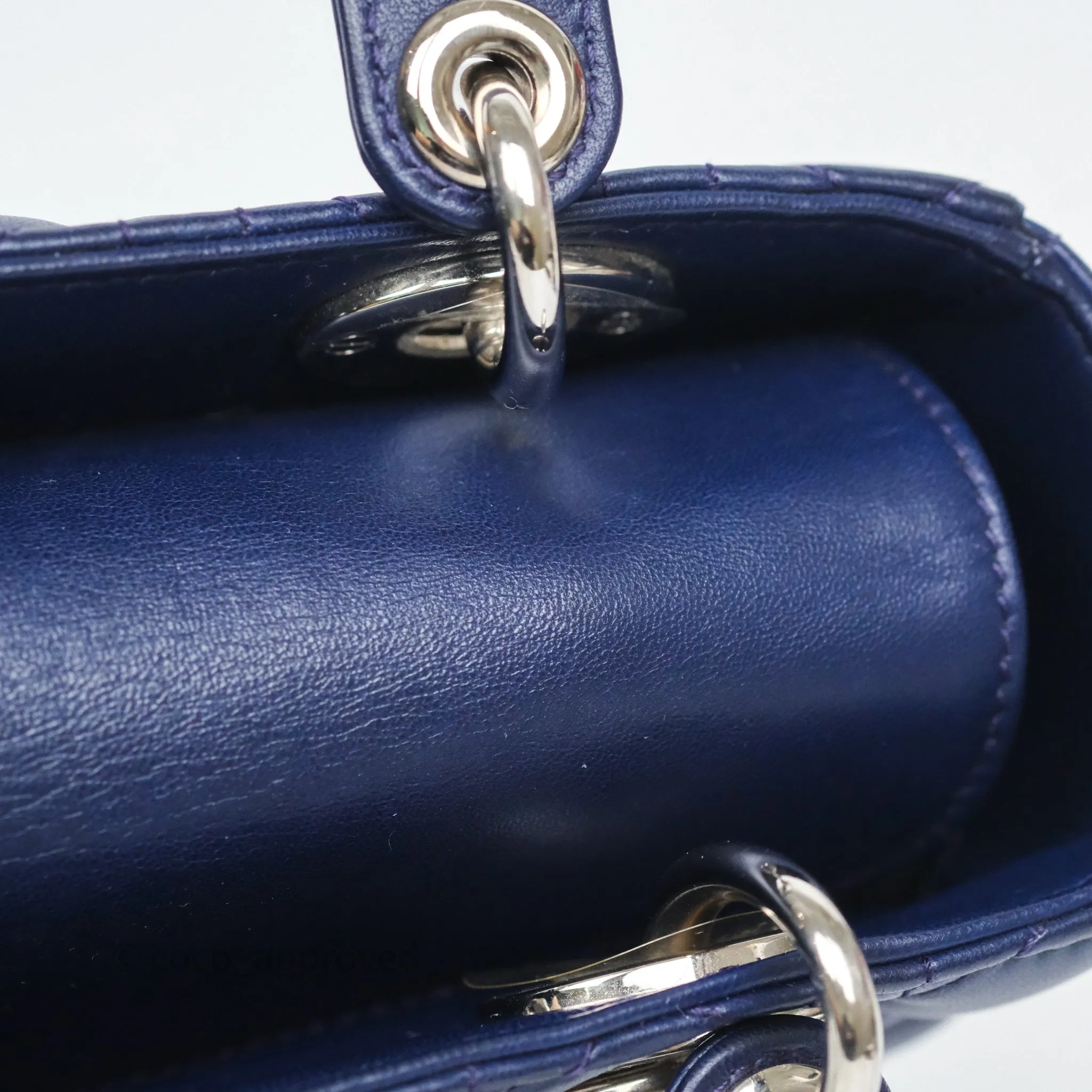 Dior Lady Dior My ABCDior Navy Lambskin Cannage