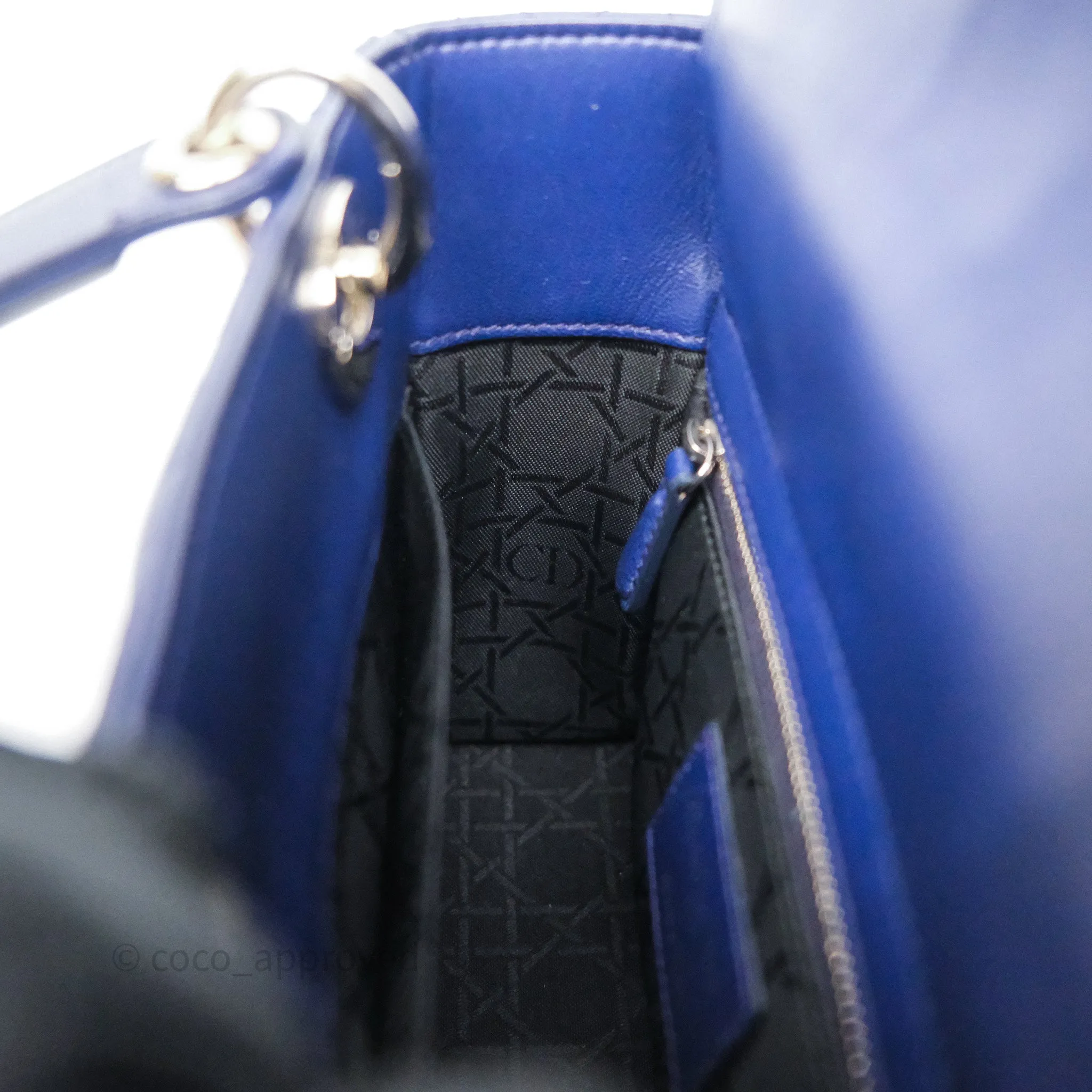 Dior Lady Dior My ABCDior Navy Lambskin Cannage