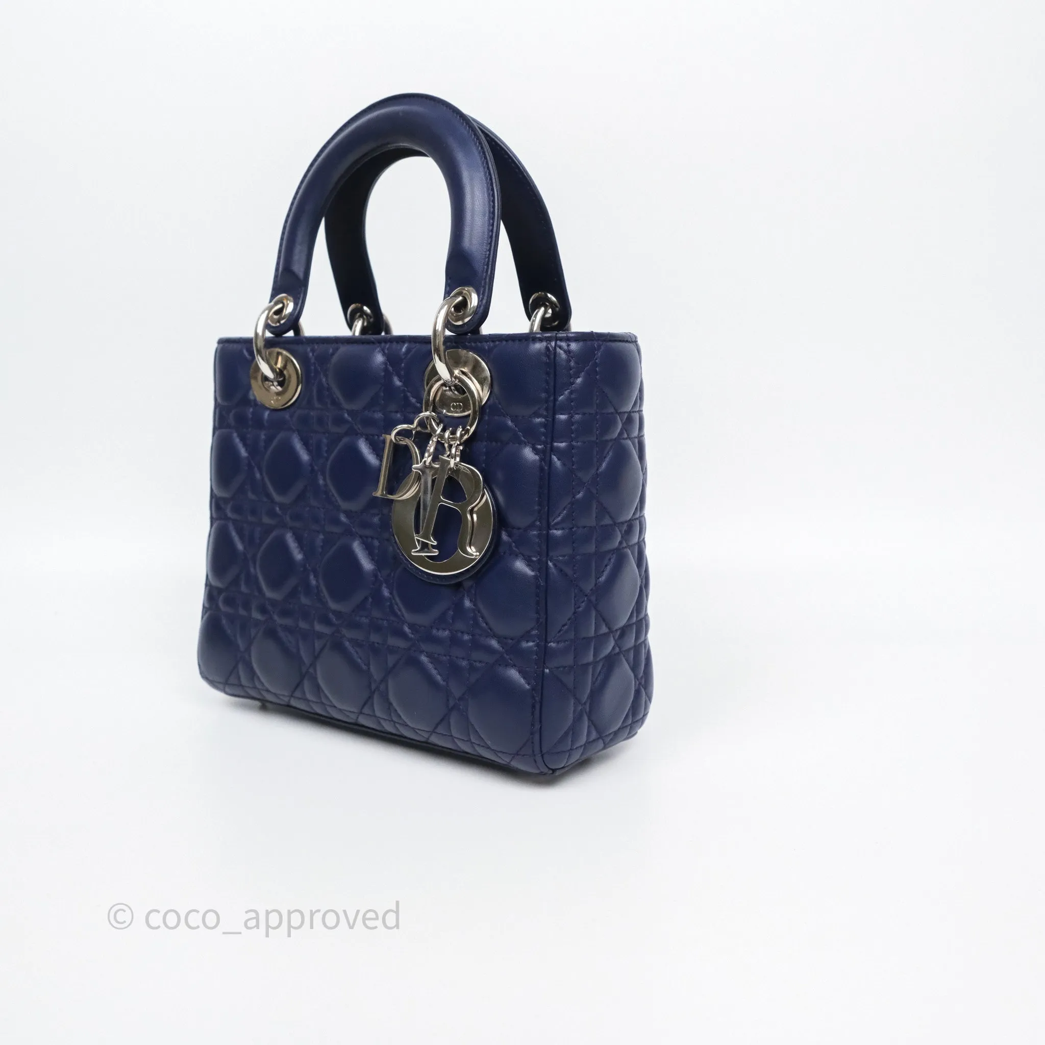 Dior Lady Dior My ABCDior Navy Lambskin Cannage