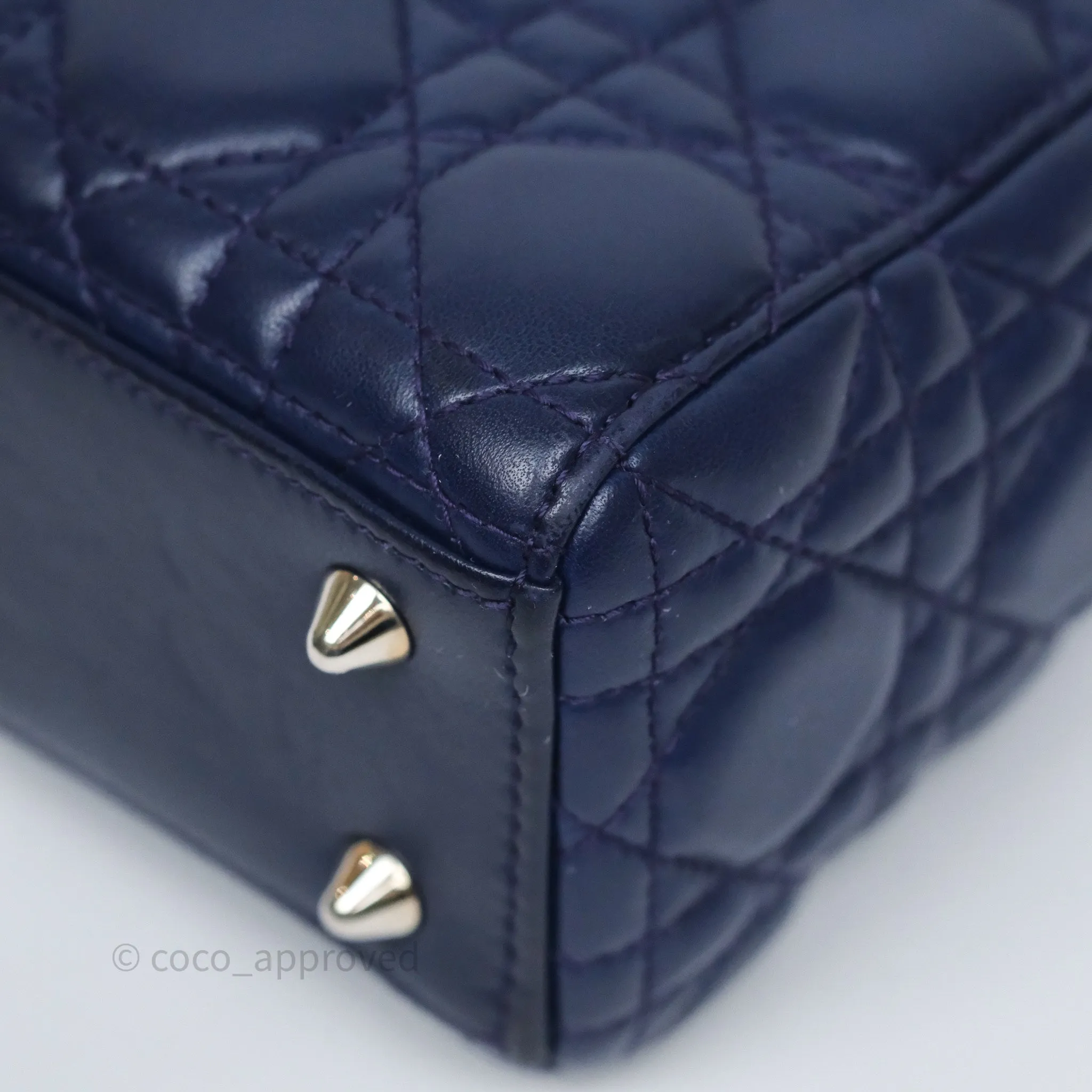 Dior Lady Dior My ABCDior Navy Lambskin Cannage