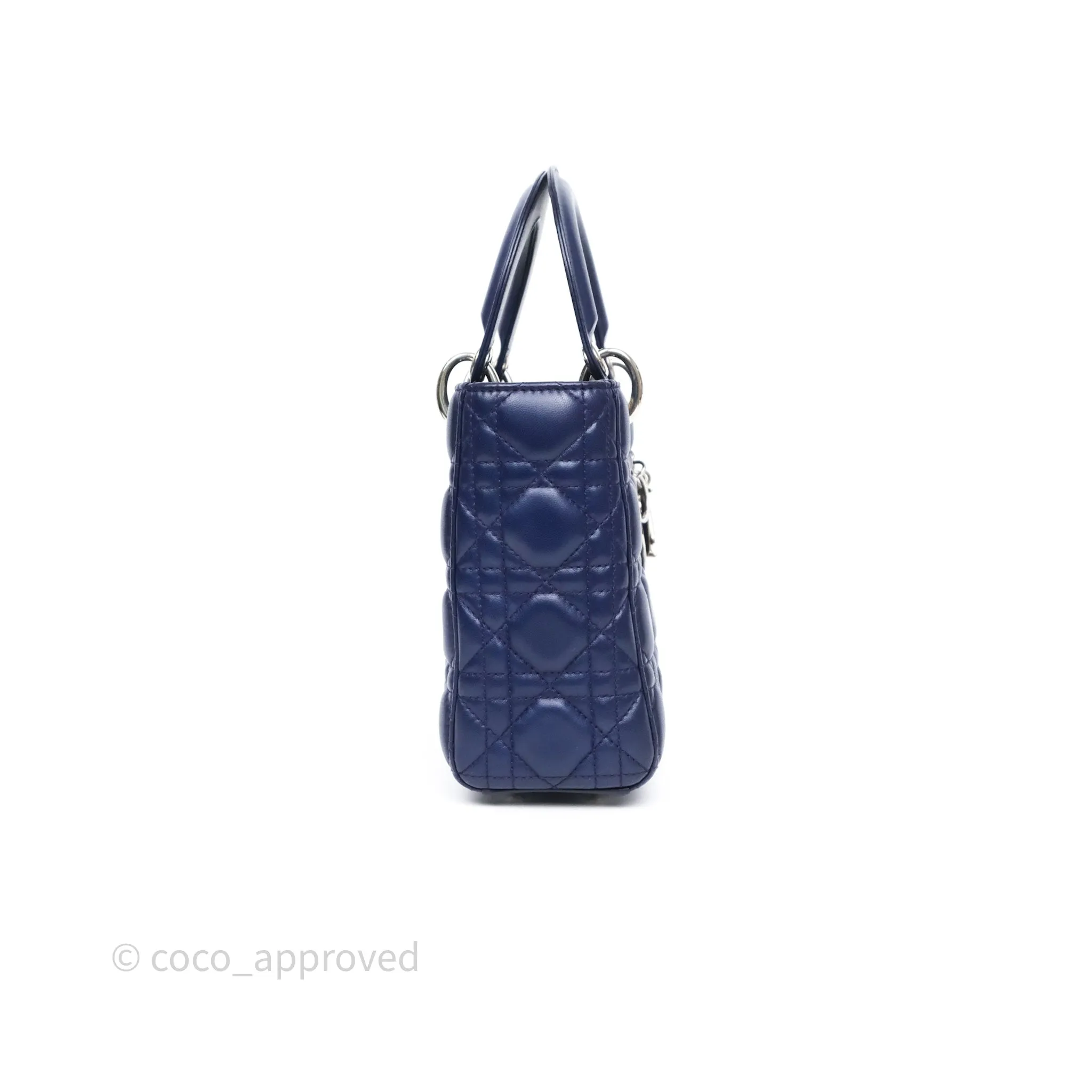 Dior Lady Dior My ABCDior Navy Lambskin Cannage