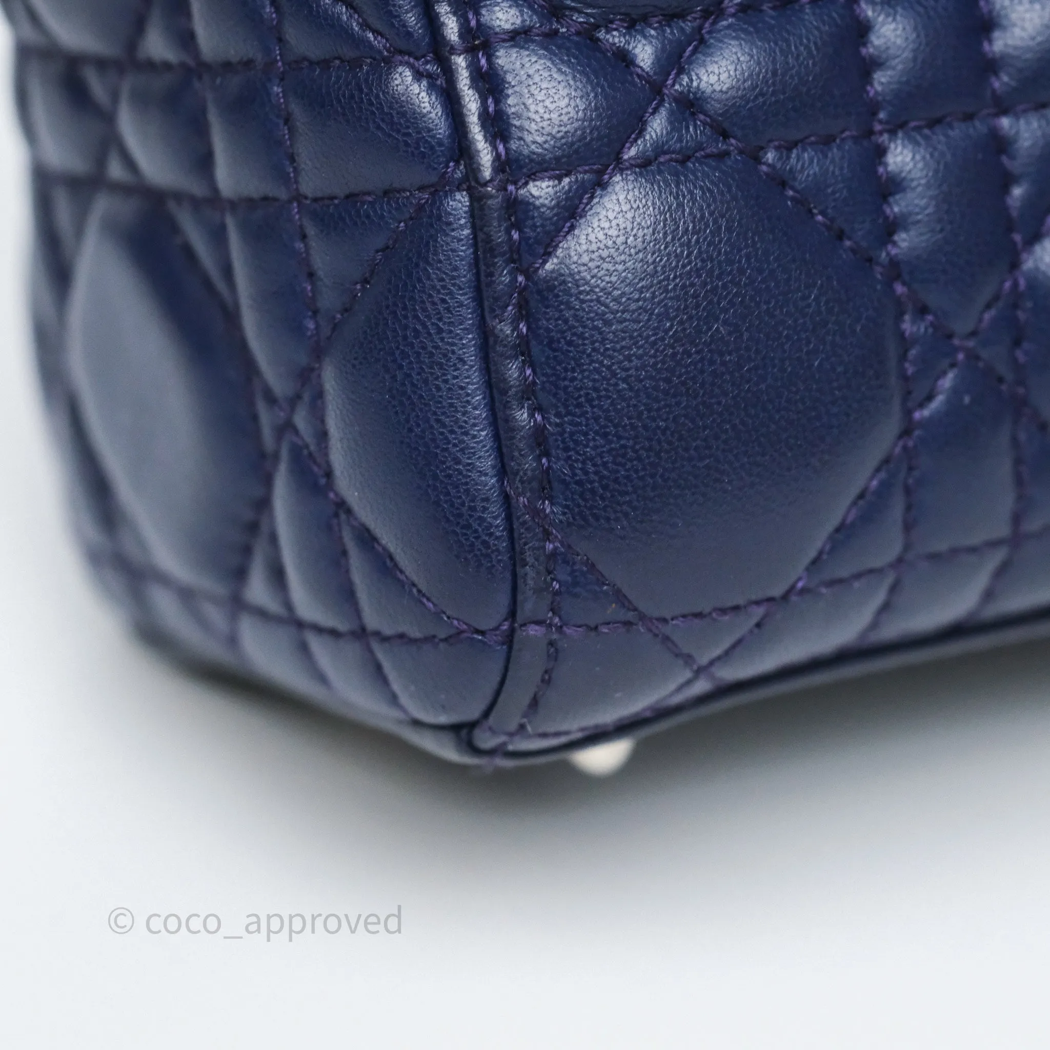Dior Lady Dior My ABCDior Navy Lambskin Cannage