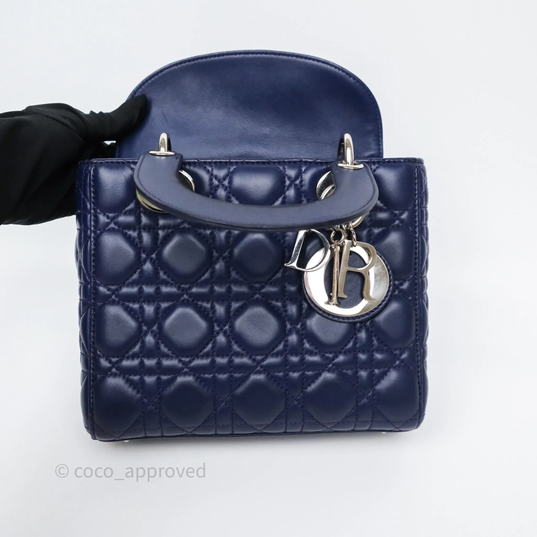 Dior Lady Dior My ABCDior Navy Lambskin Cannage