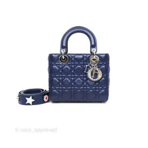 Dior Lady Dior My ABCDior Navy Lambskin Cannage