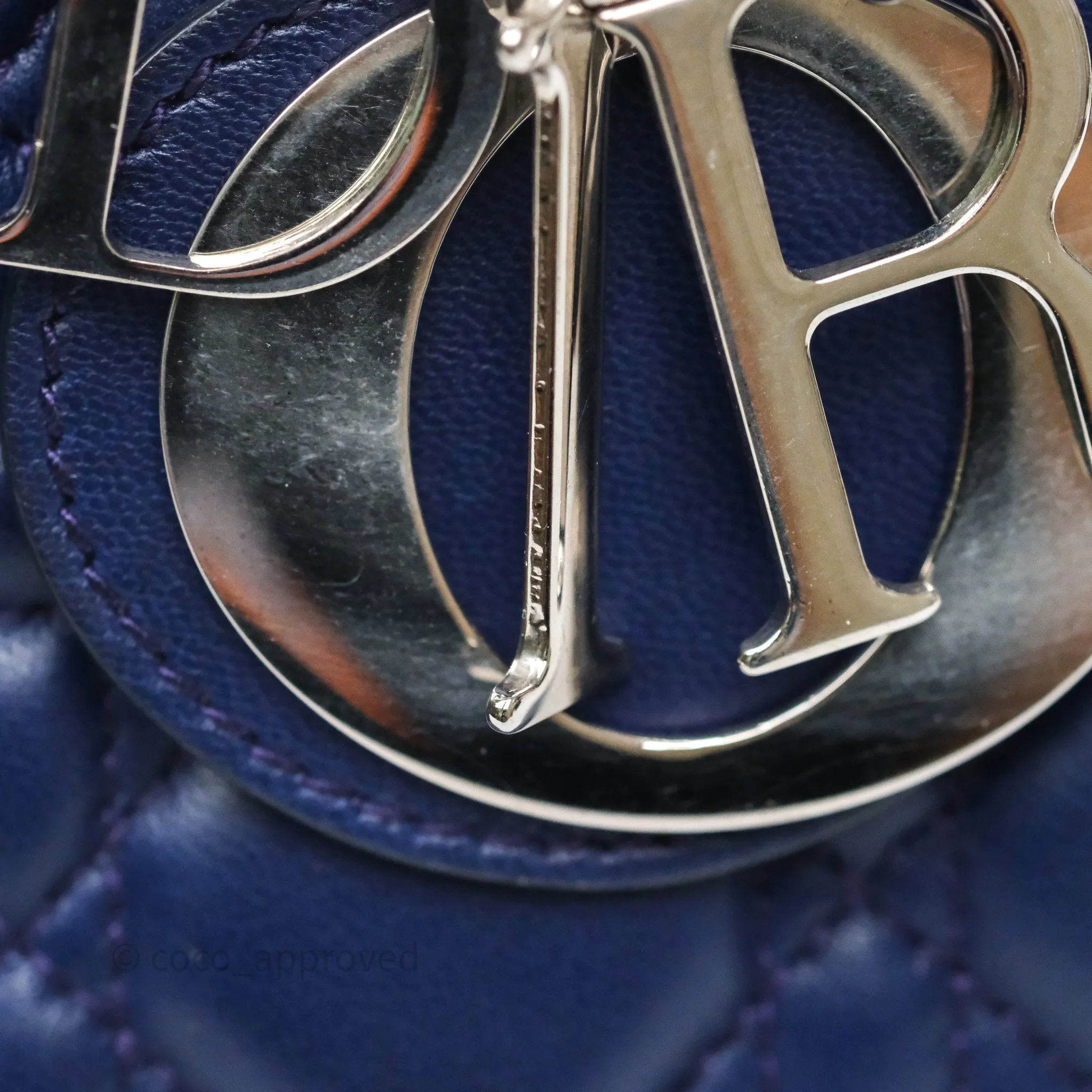 Dior Lady Dior My ABCDior Navy Lambskin Cannage