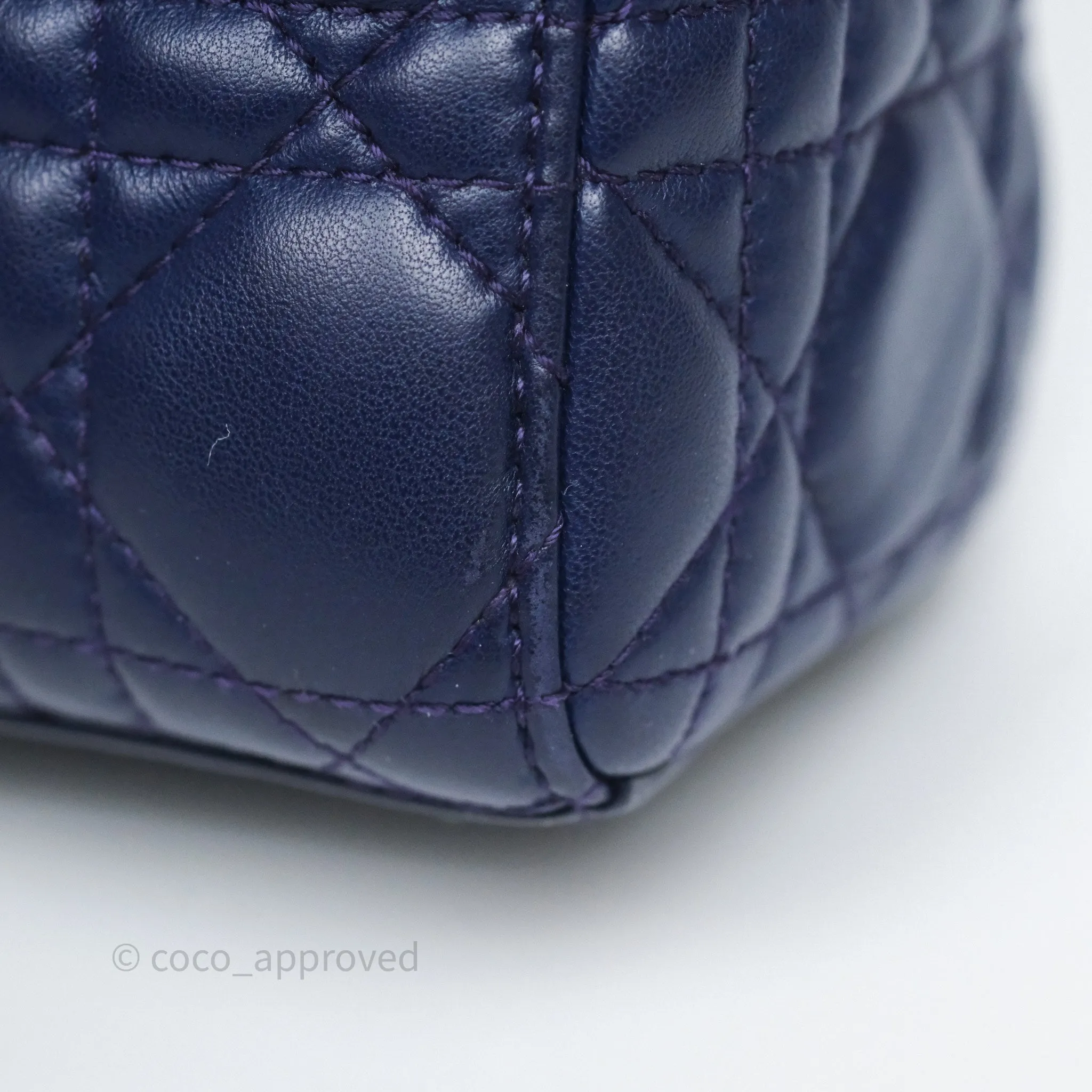 Dior Lady Dior My ABCDior Navy Lambskin Cannage