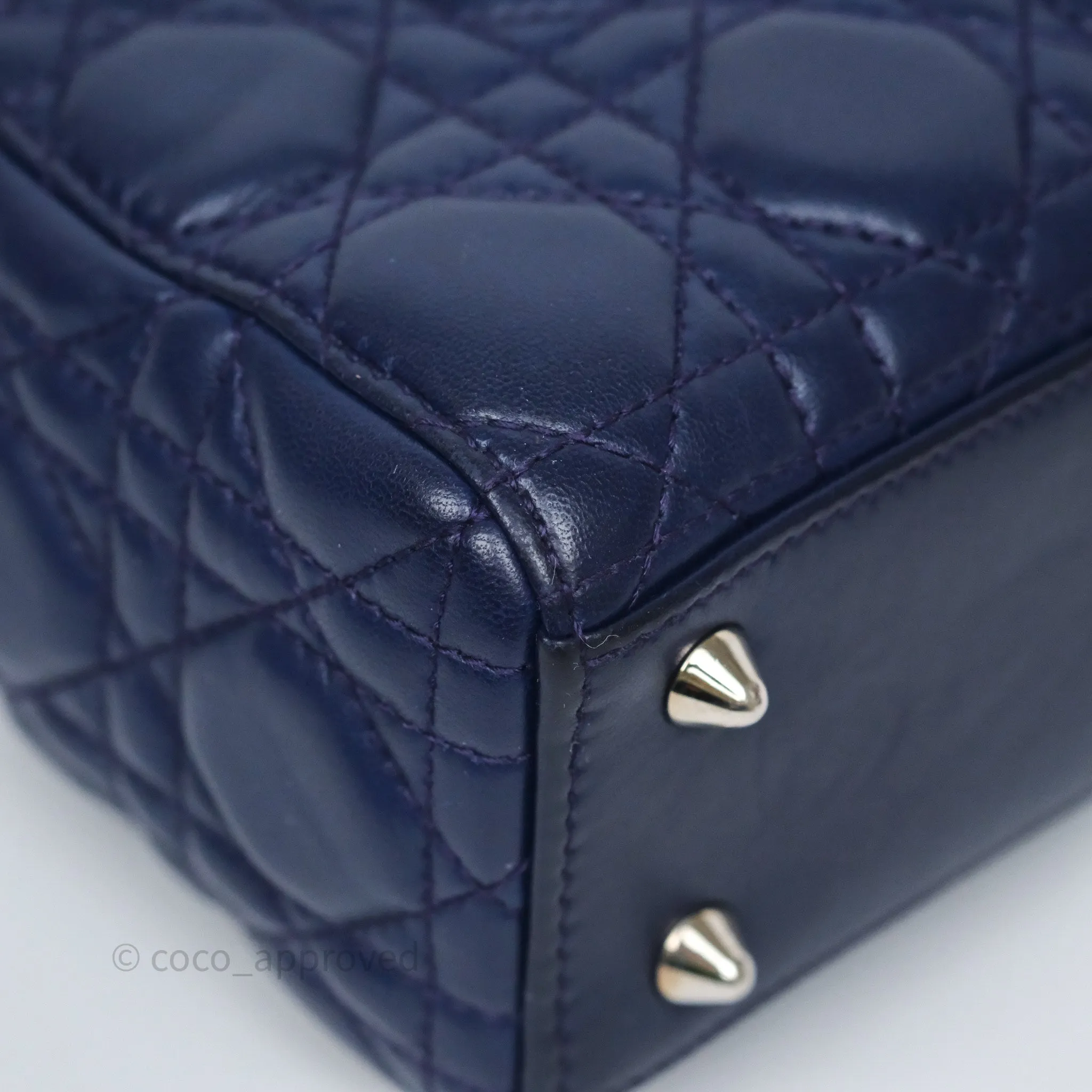 Dior Lady Dior My ABCDior Navy Lambskin Cannage
