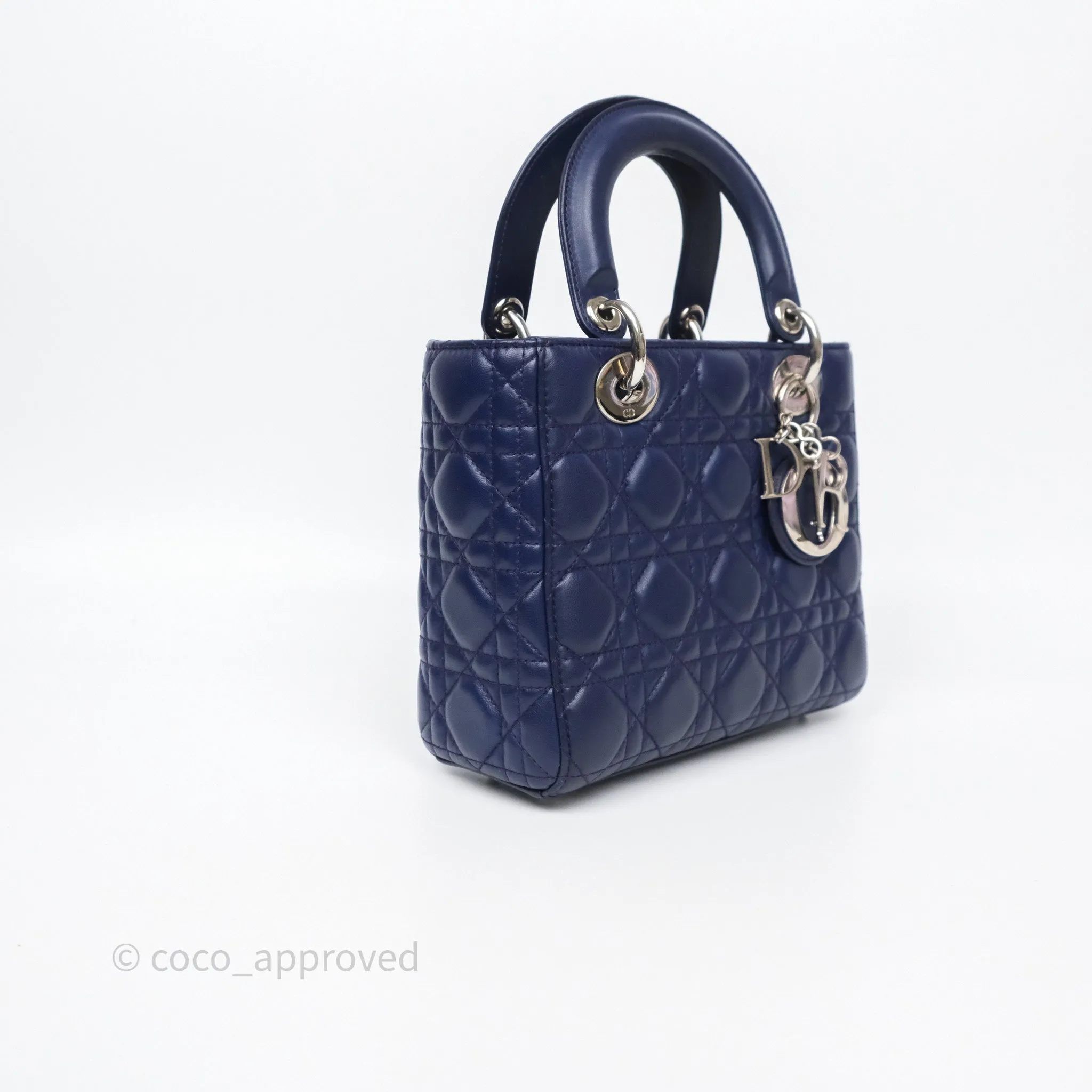 Dior Lady Dior My ABCDior Navy Lambskin Cannage