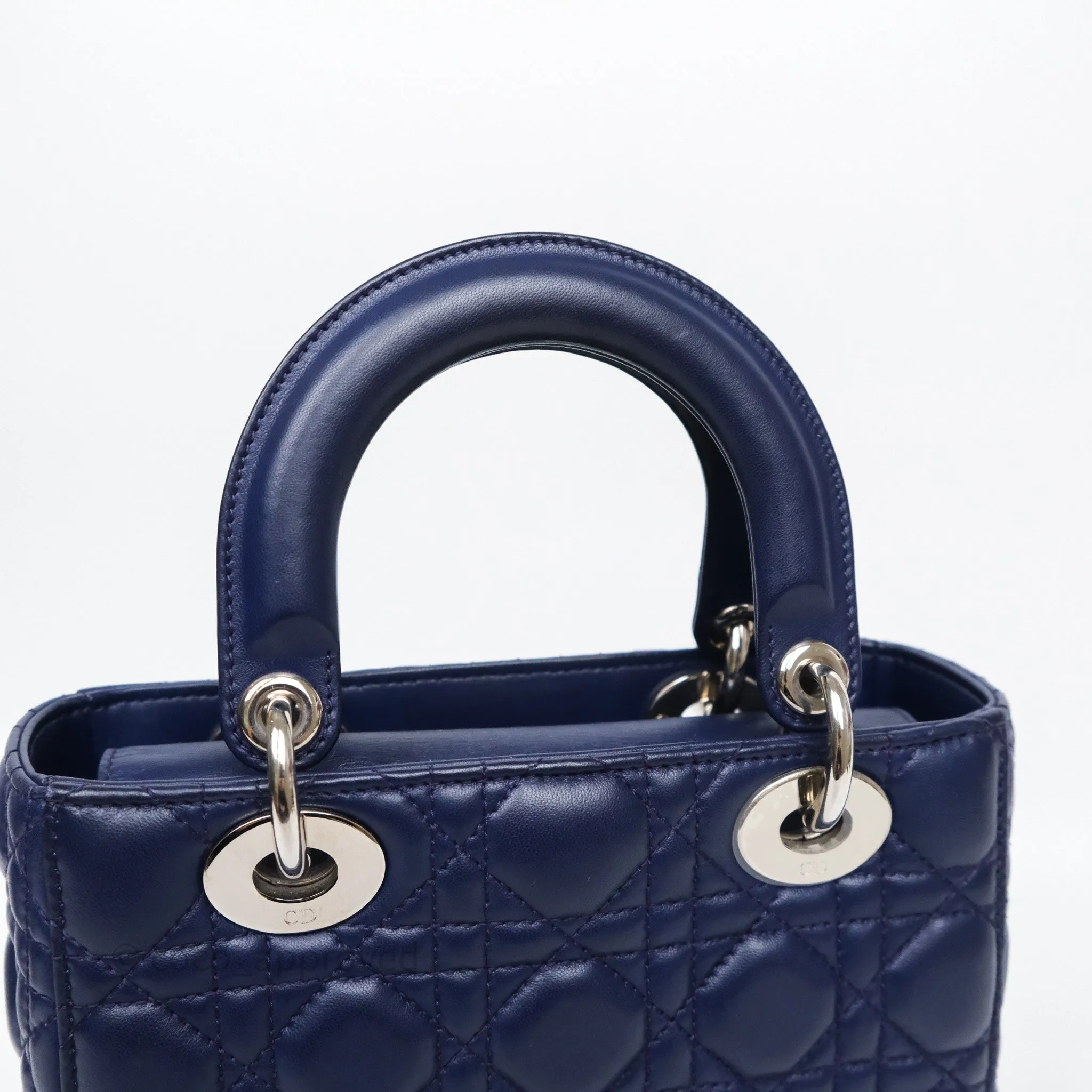 Dior Lady Dior My ABCDior Navy Lambskin Cannage