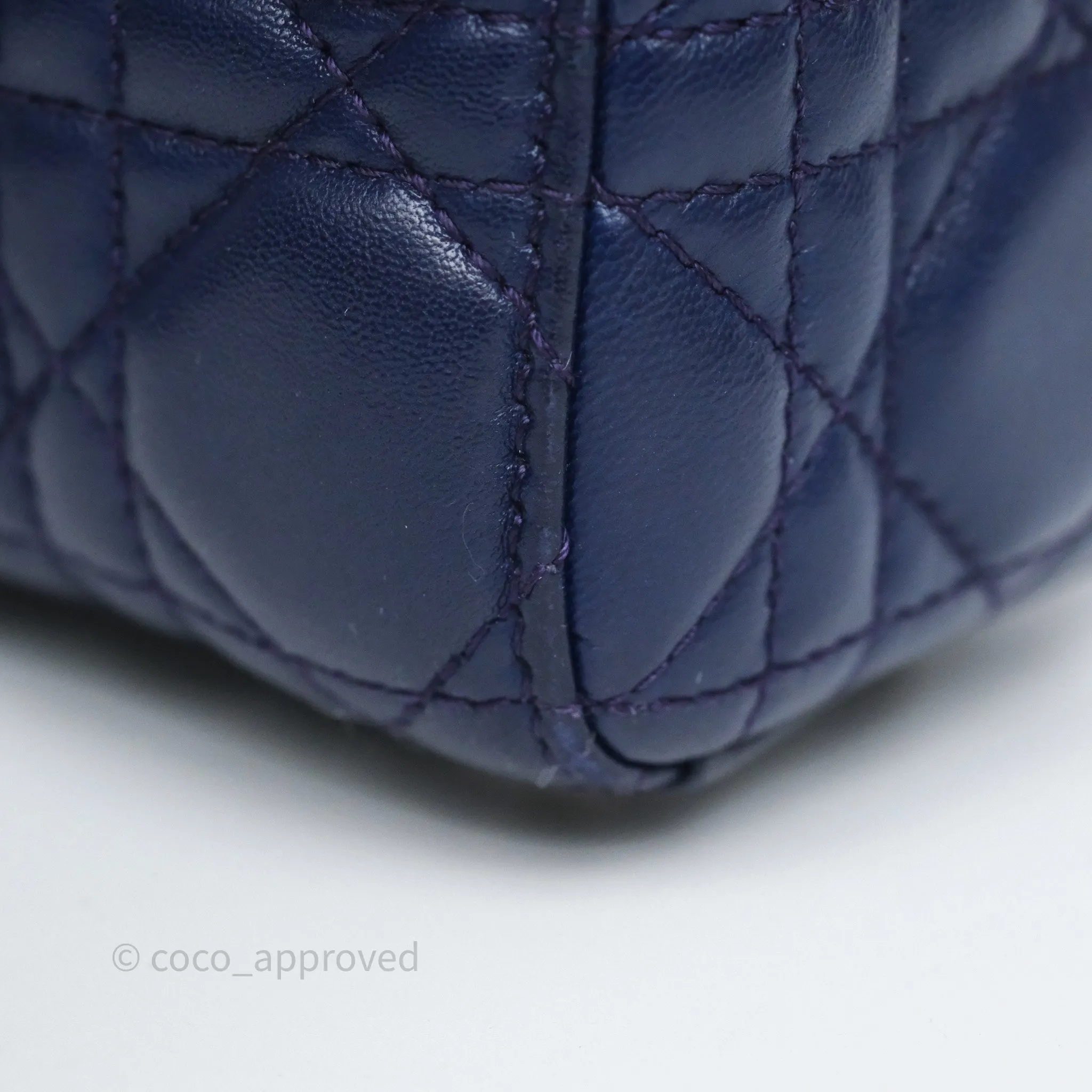 Dior Lady Dior My ABCDior Navy Lambskin Cannage