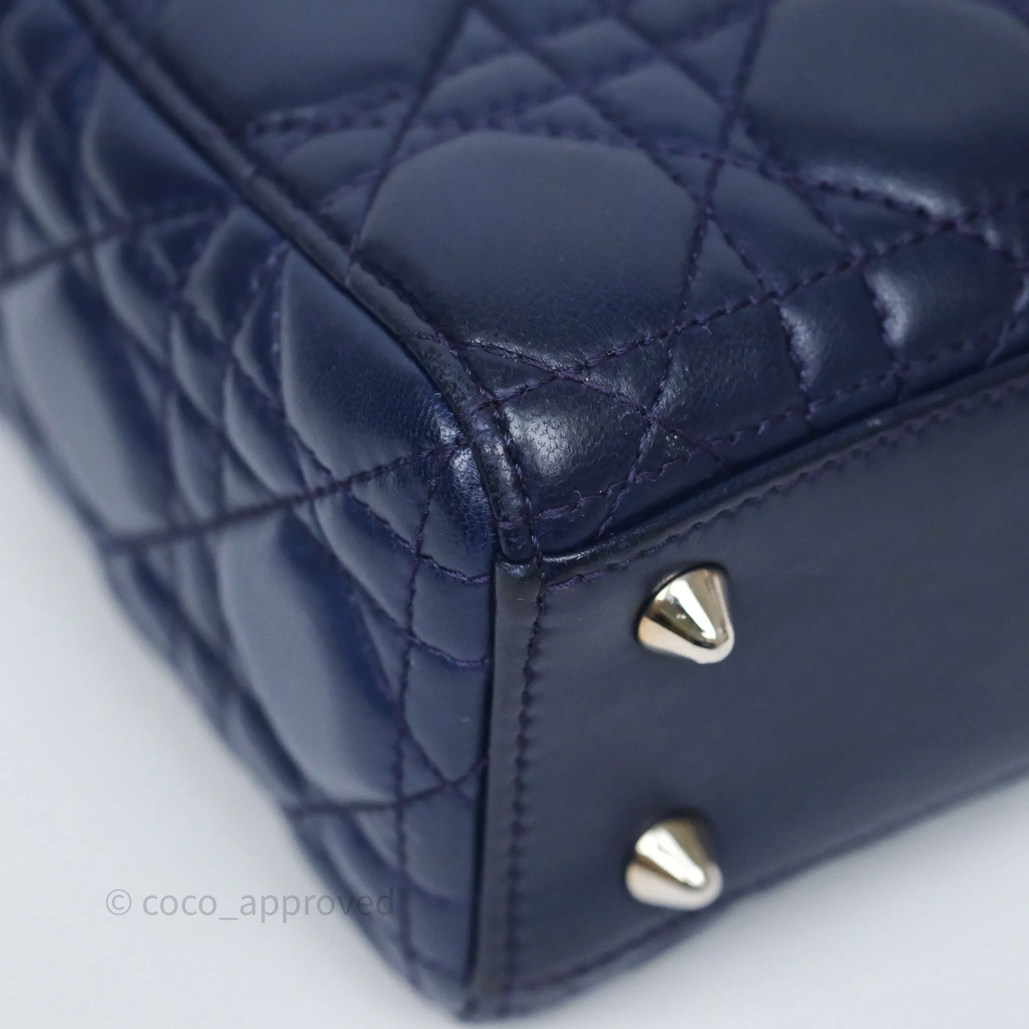 Dior Lady Dior My ABCDior Navy Lambskin Cannage