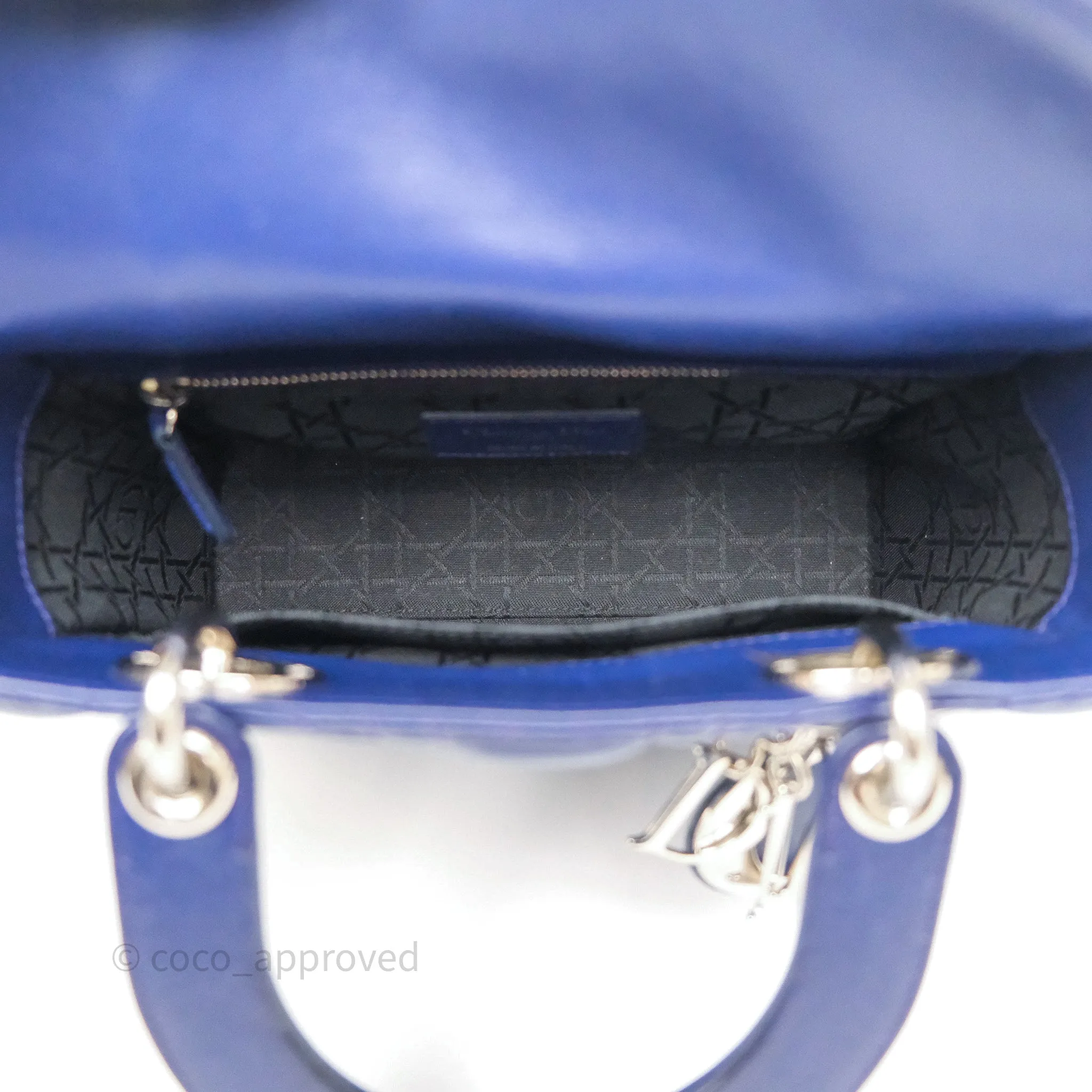 Dior Lady Dior My ABCDior Navy Lambskin Cannage