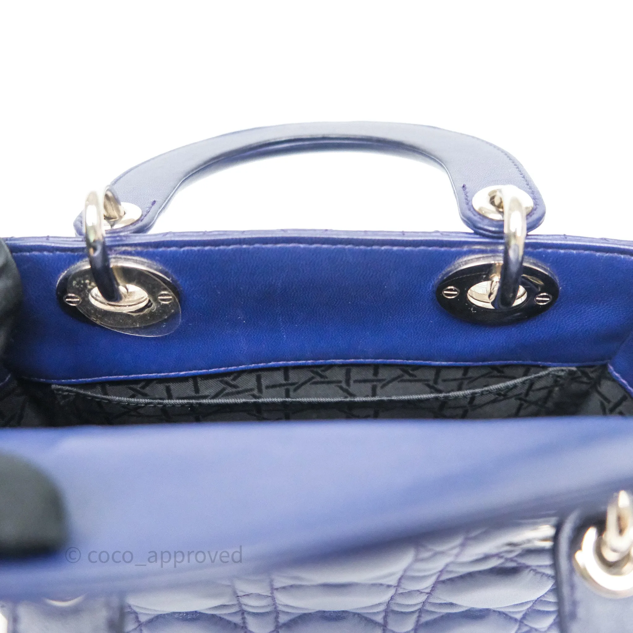 Dior Lady Dior My ABCDior Navy Lambskin Cannage