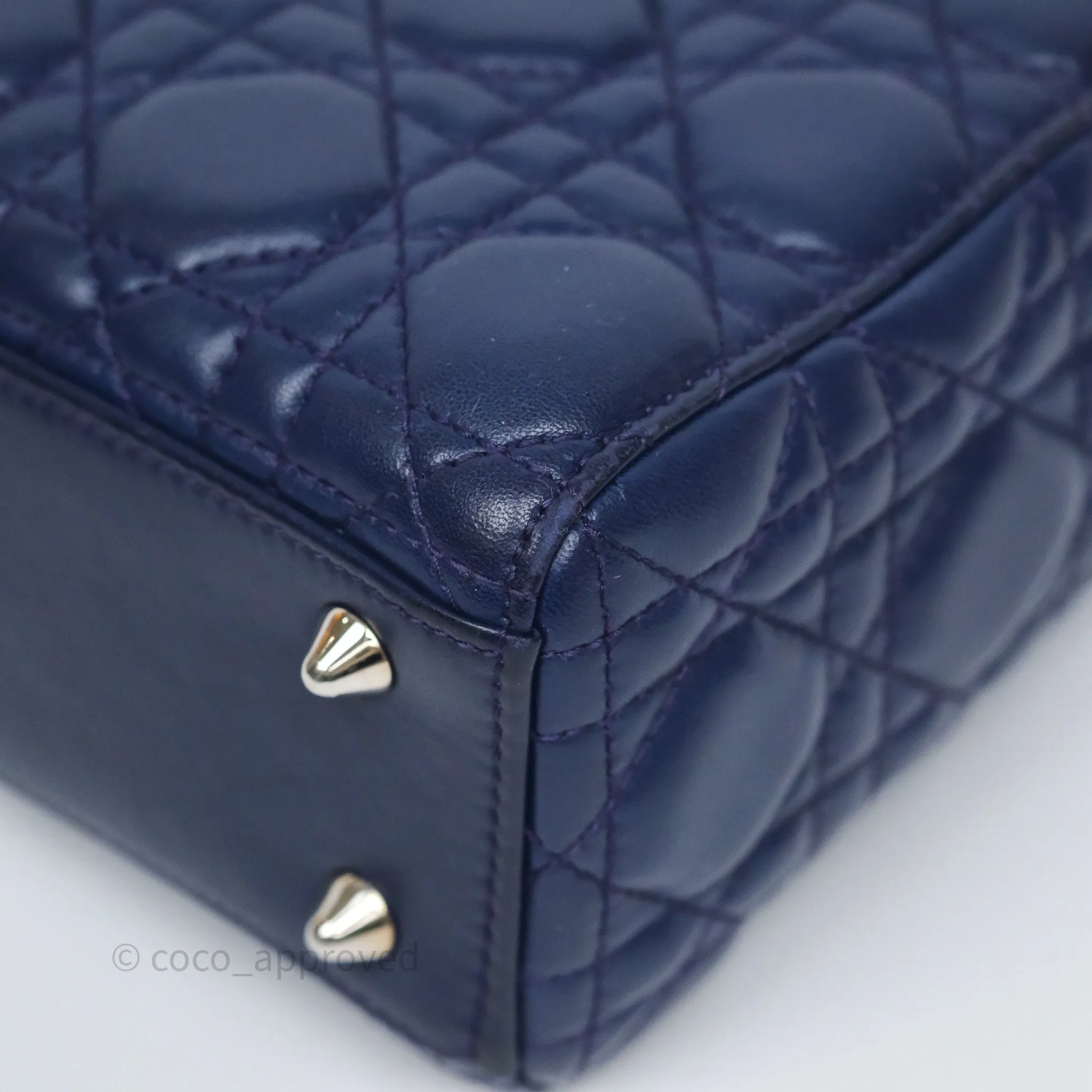 Dior Lady Dior My ABCDior Navy Lambskin Cannage
