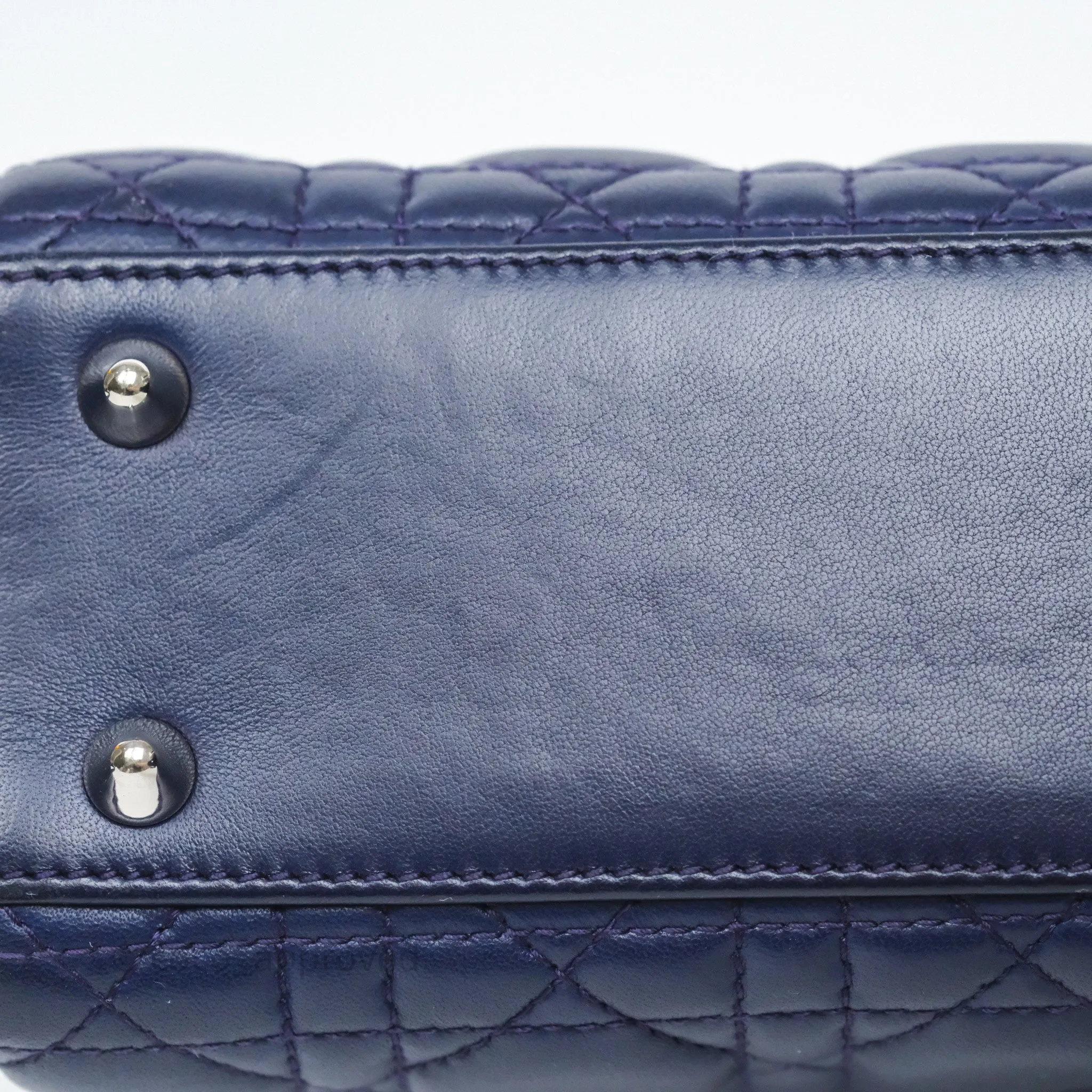 Dior Lady Dior My ABCDior Navy Lambskin Cannage